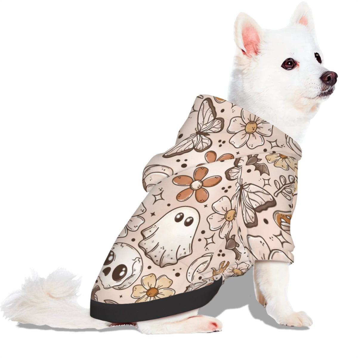 Boho Fall Small Dog Hoodie - Boho Fall Women's All Over Print Hoodie (optional)