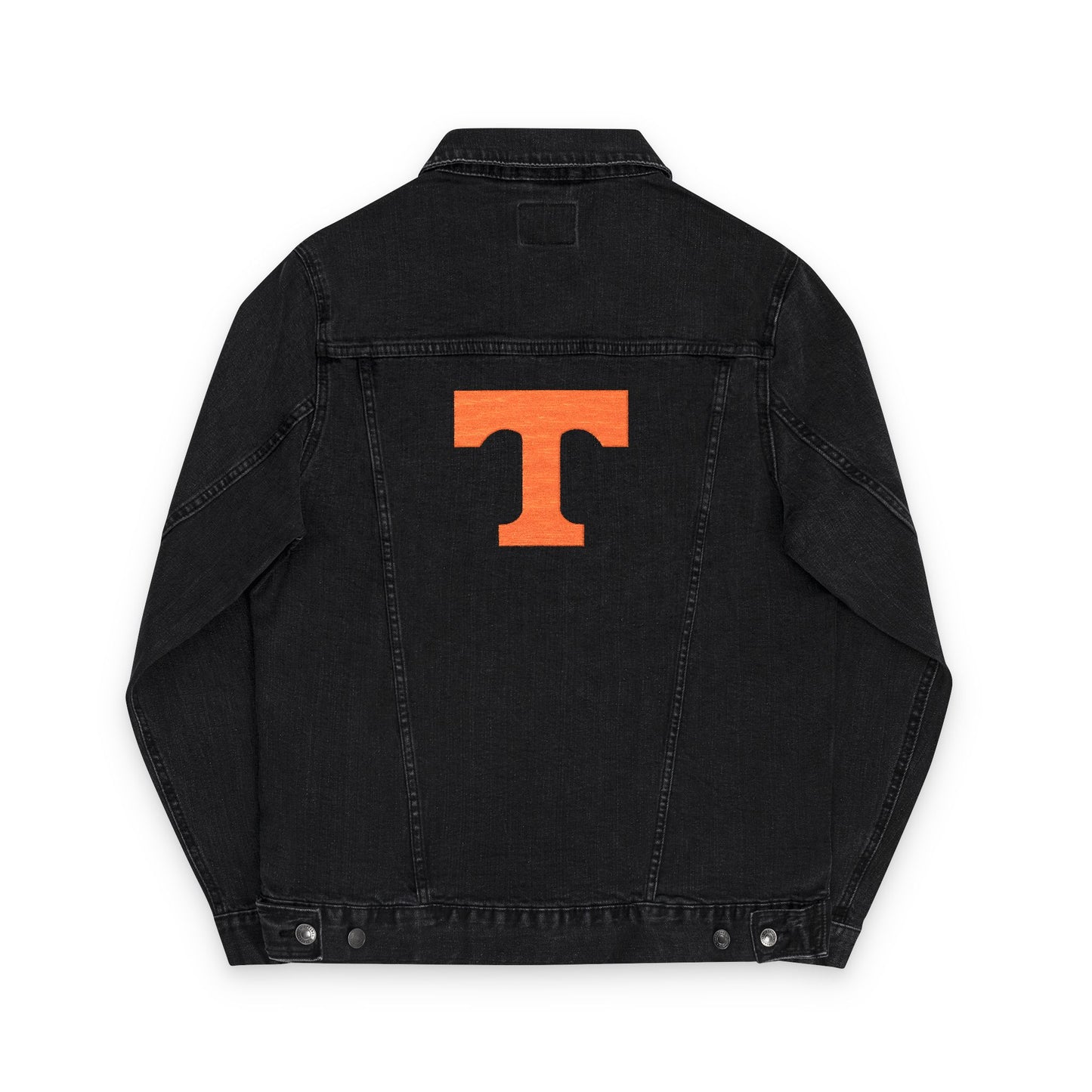 For the Tennessee Fan Denim Jacket, Embroidered Jean Jacket for Newlyweds, Wedding Gift, Casual Style, Custom Denim Outerwear