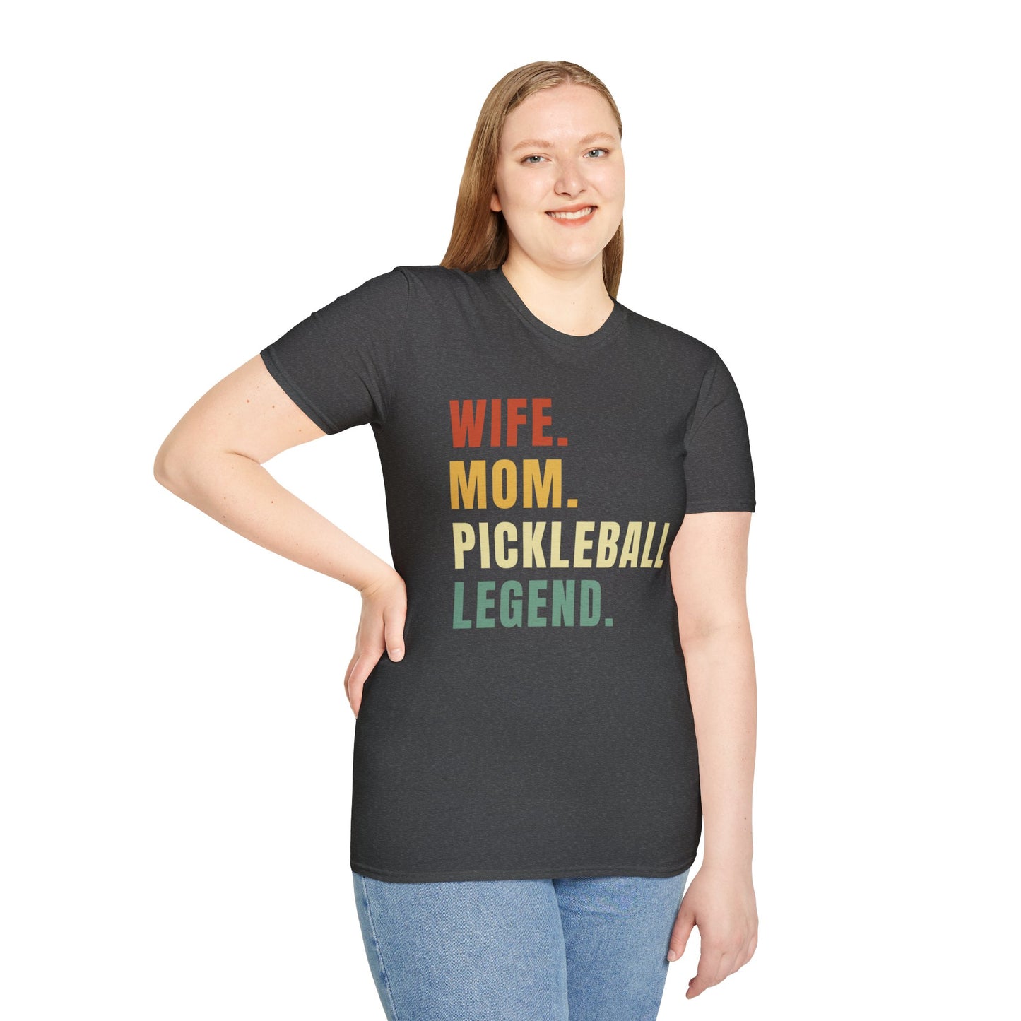 Wife. Mom. Pickleball Legend. T-Shirt