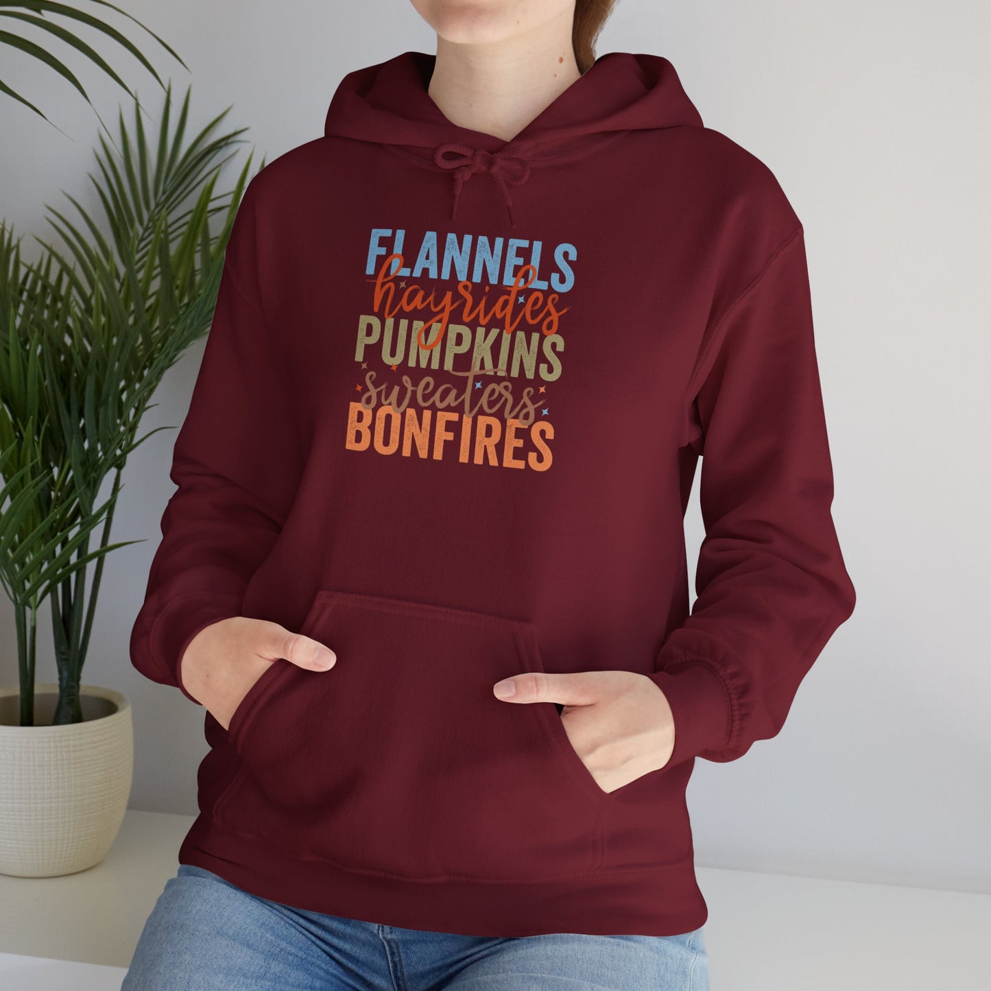 Fall Weather Hooded Sweatshirt