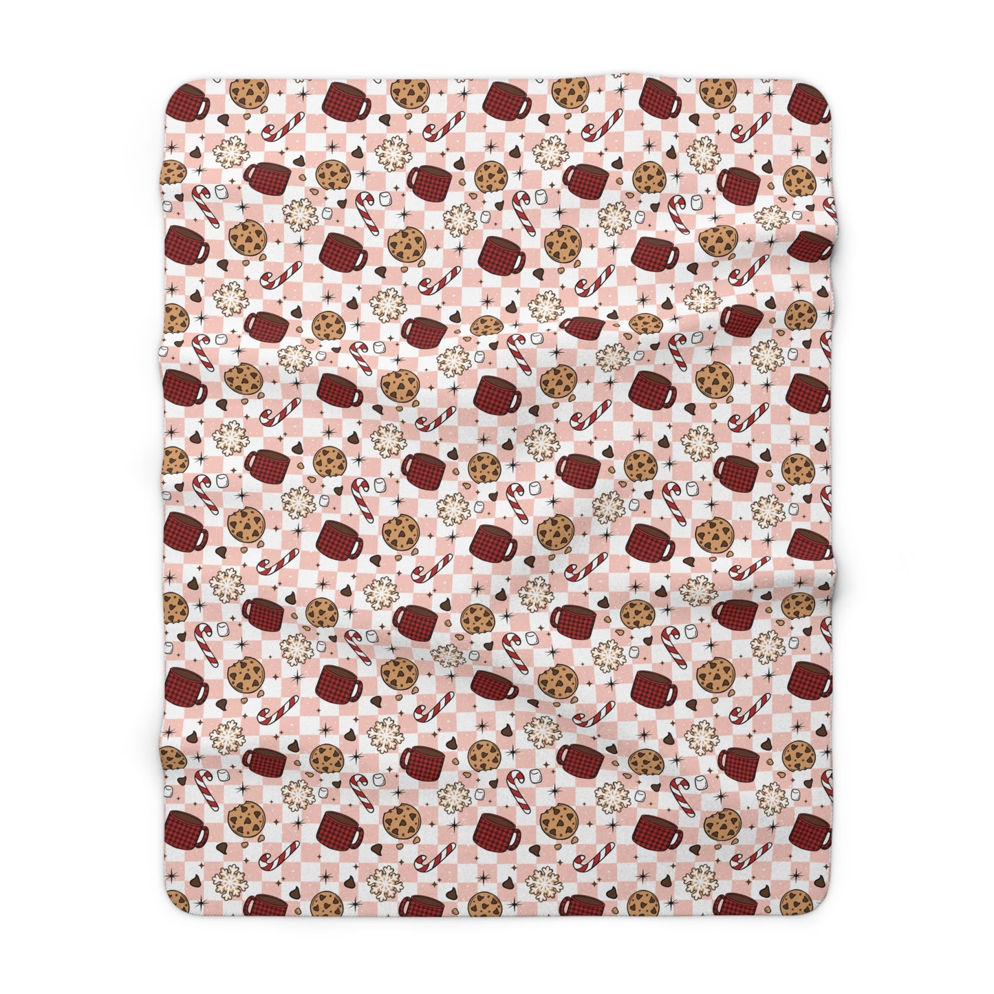 Cookies and Cocoa Sherpa Fleece Blanket