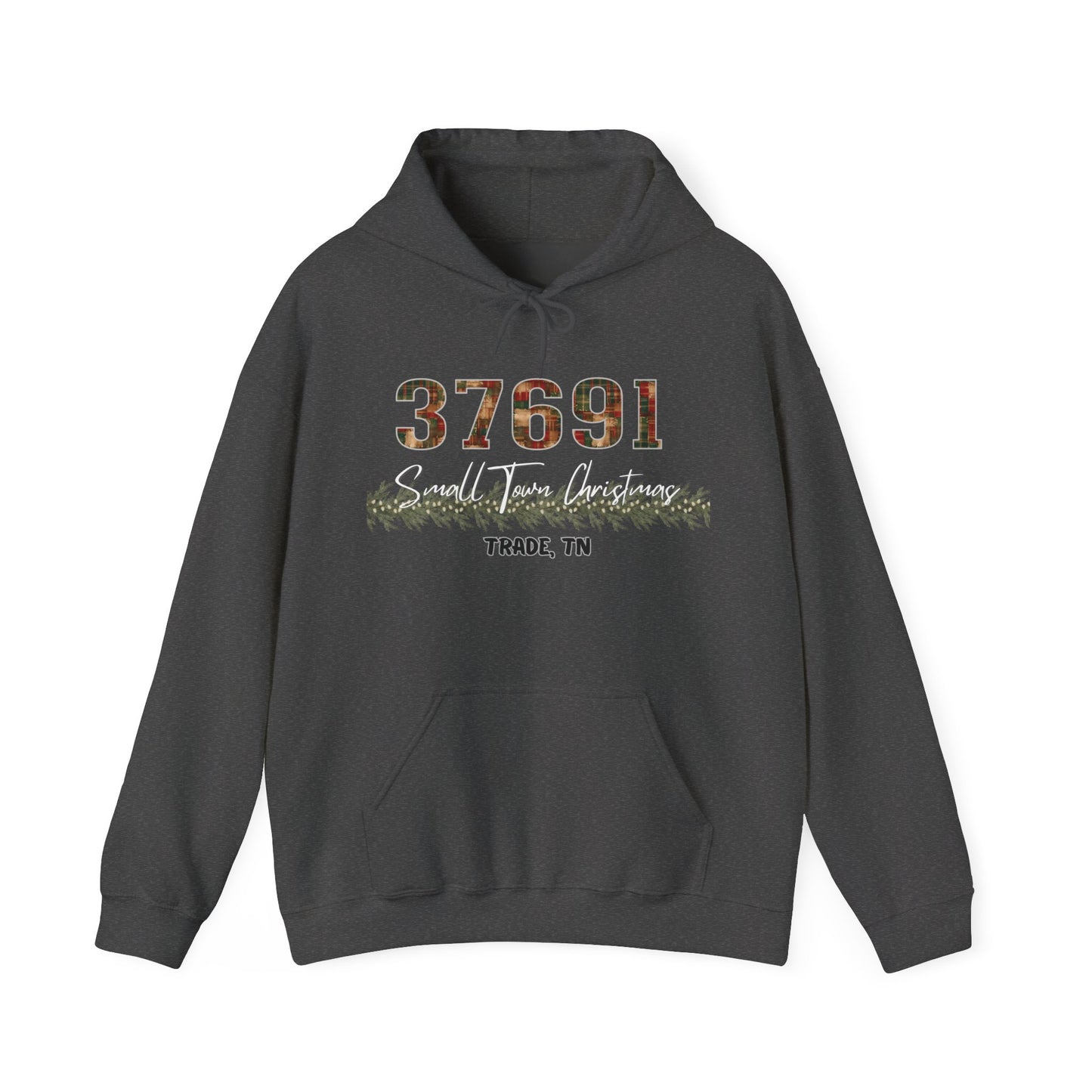 Small Town Christmas Hoodie - Trade | Cozy Winter Apparel, Gift for Him/Her, Holiday Outfit, Family Gathering Clothes