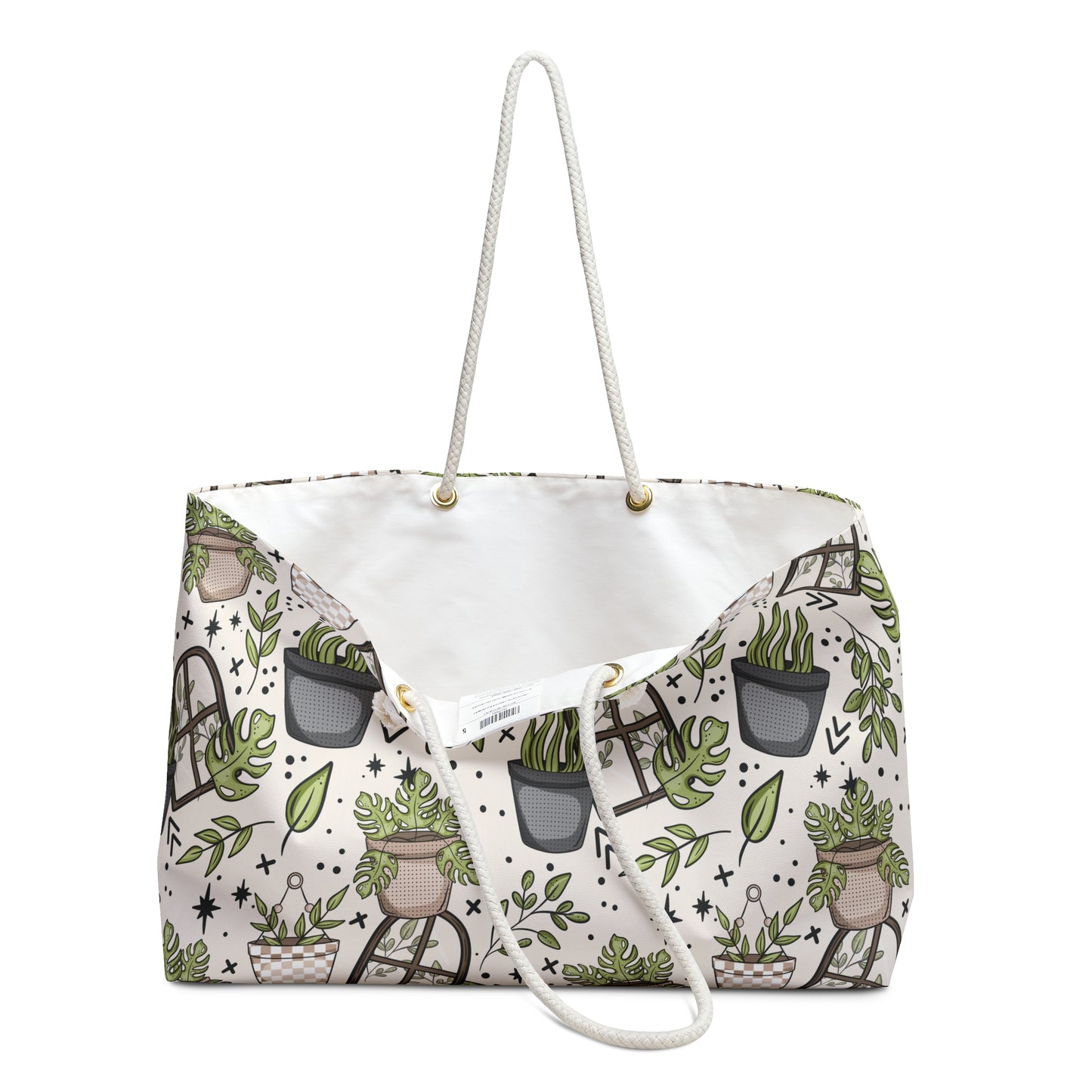 Monstera Weekender Bag - Eco-Friendly Travel Tote