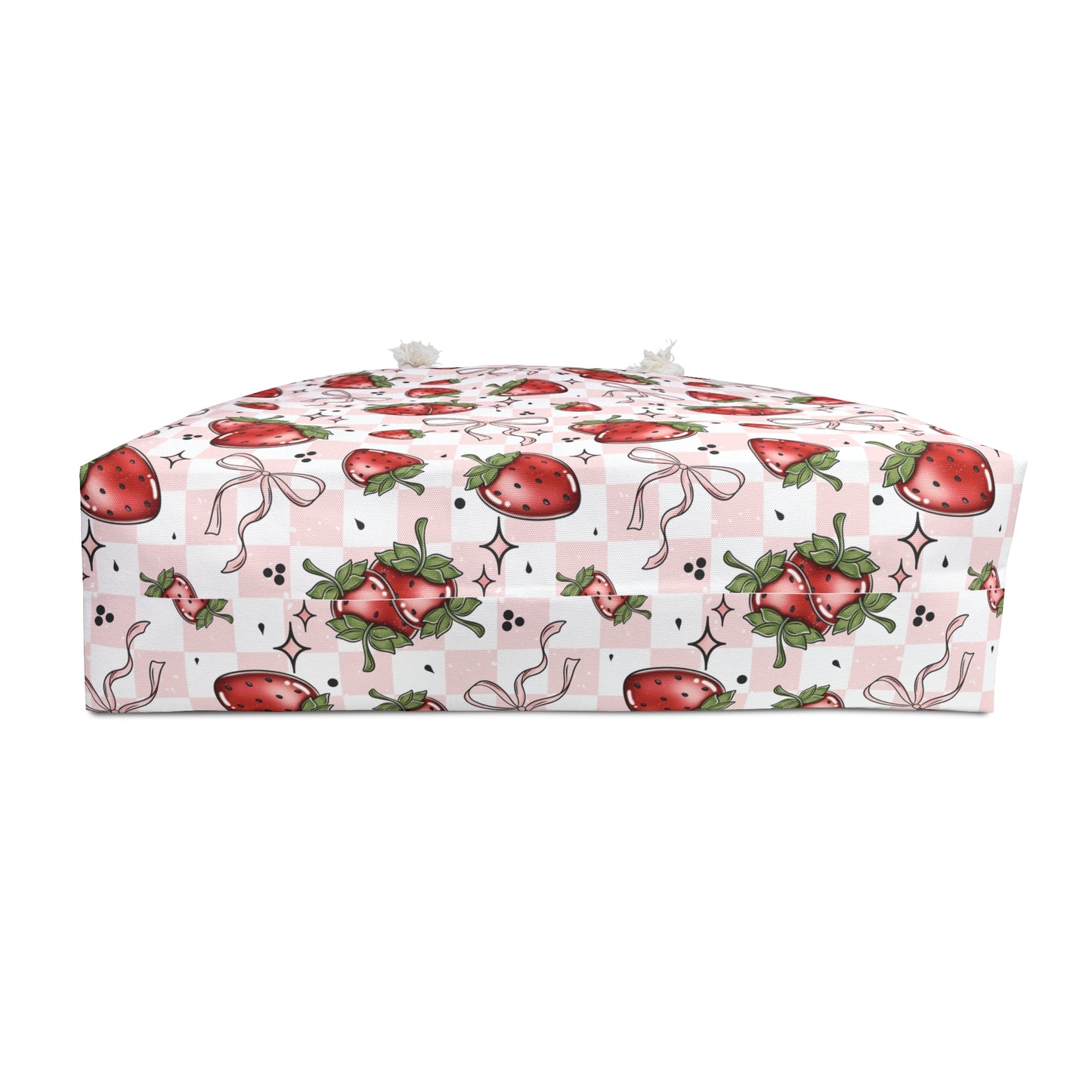 Strawberry Season Weekender Bag - Eco-Friendly Travel Tote
