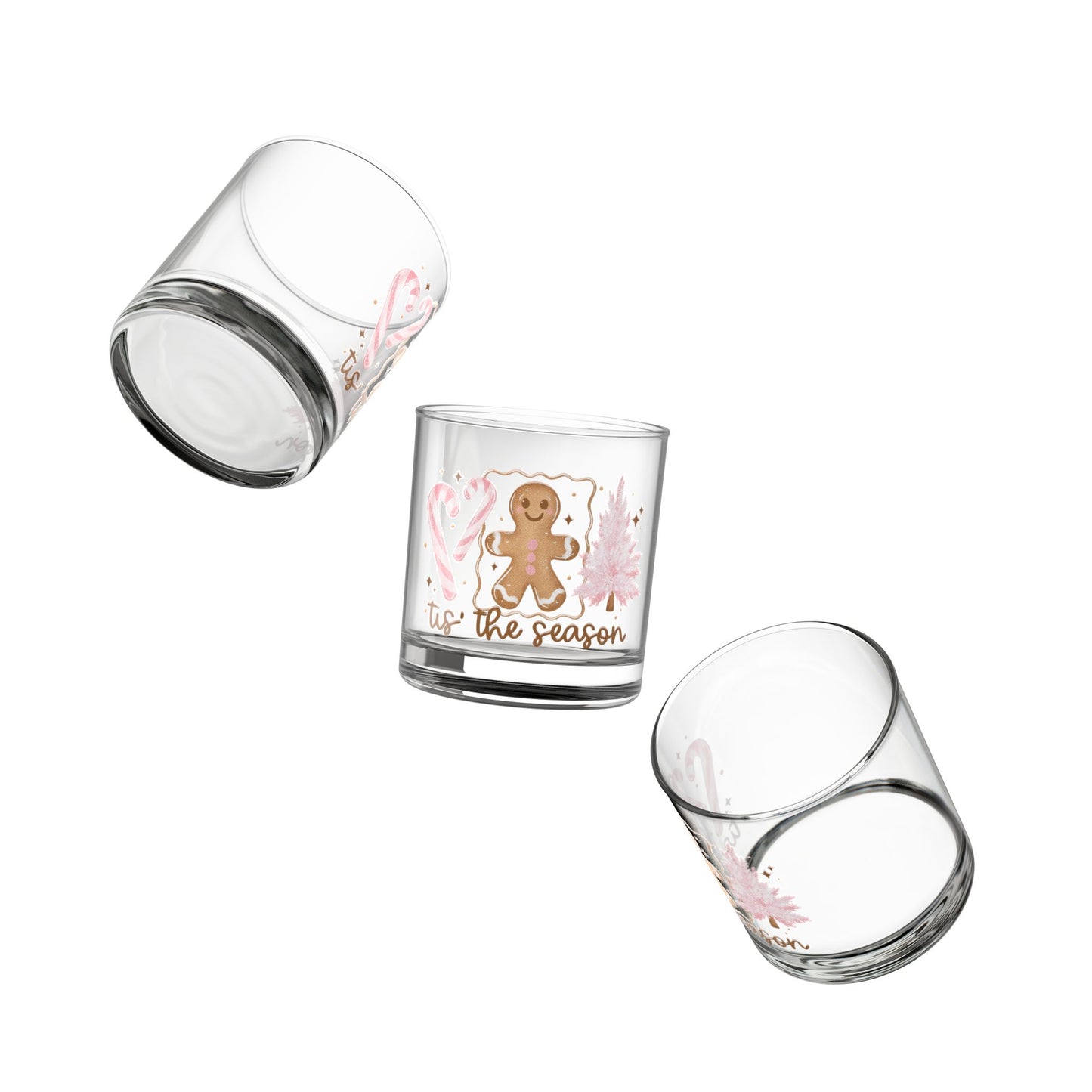 Tis the Season Rocks Glass, 10oz