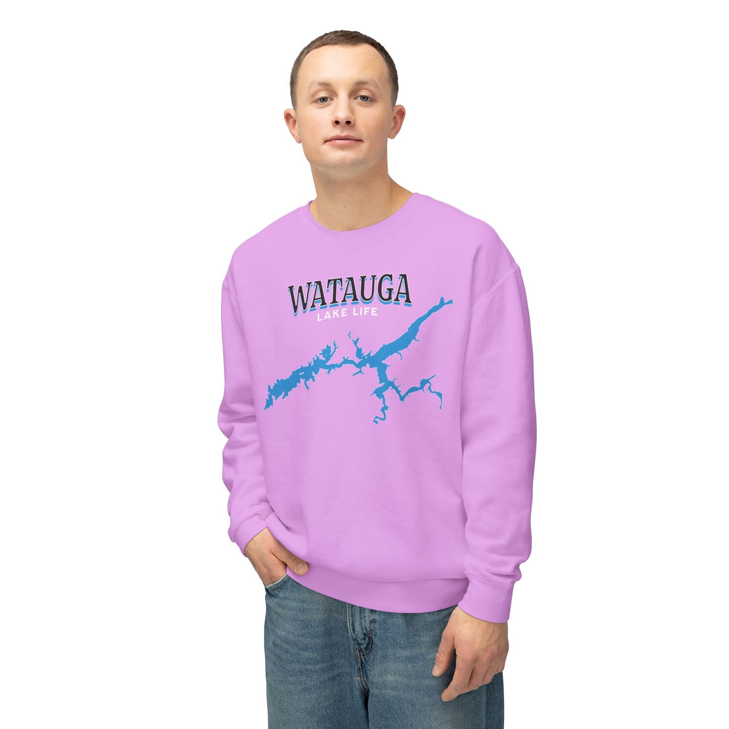 Watauga Lake Life Comfort Colors Crewneck
