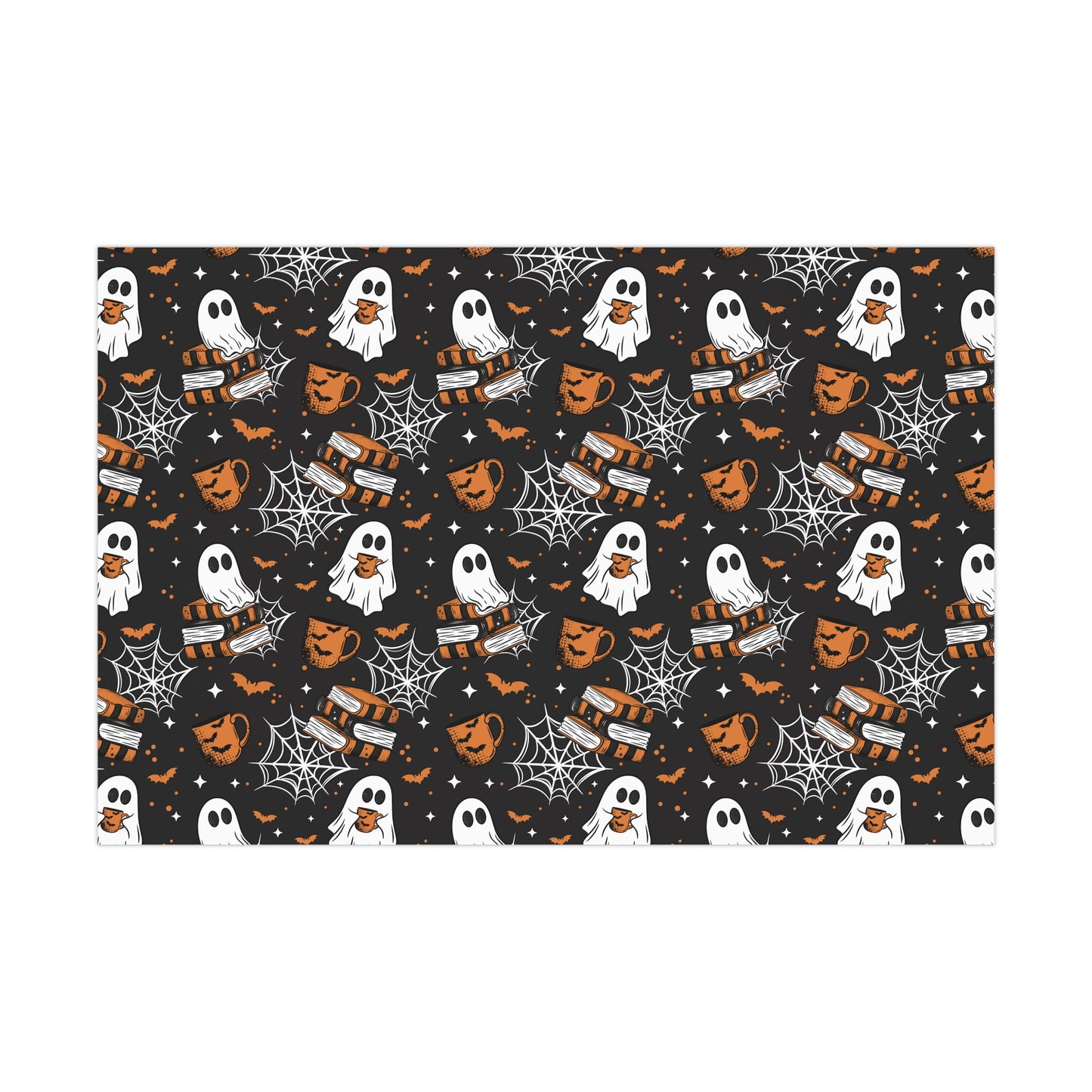 Ghosts and Books Gift Wrap Papers