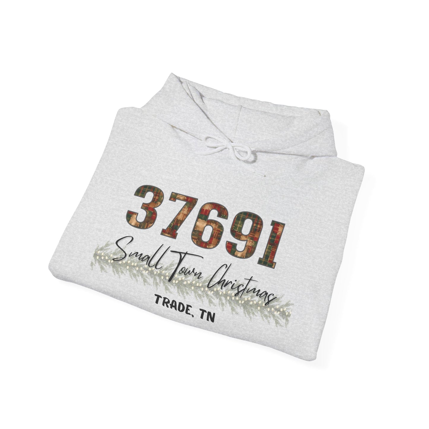Small Town Christmas Hoodie - Trade | Cozy Winter Apparel, Gift for Him/Her, Holiday Outfit, Family Gathering Clothes
