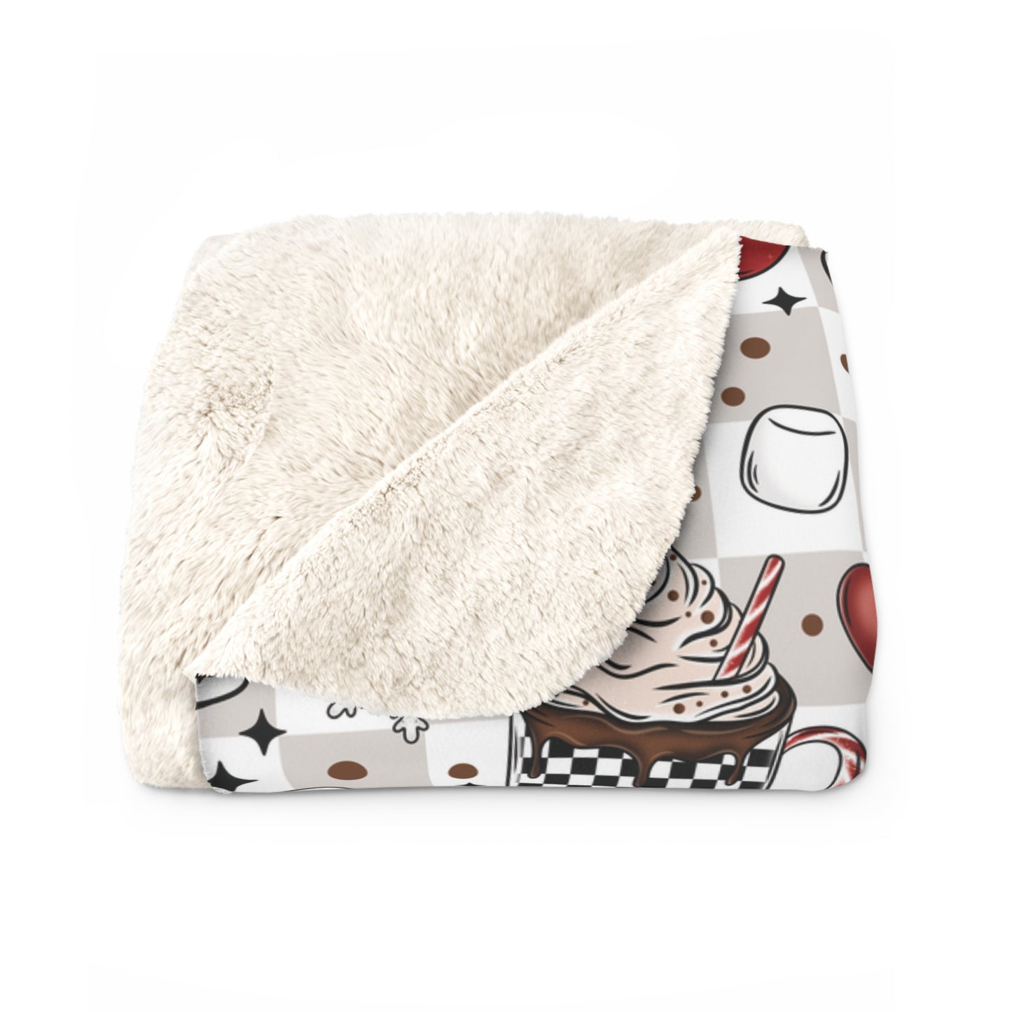 Christmas Things Sherpa Fleece Blanket