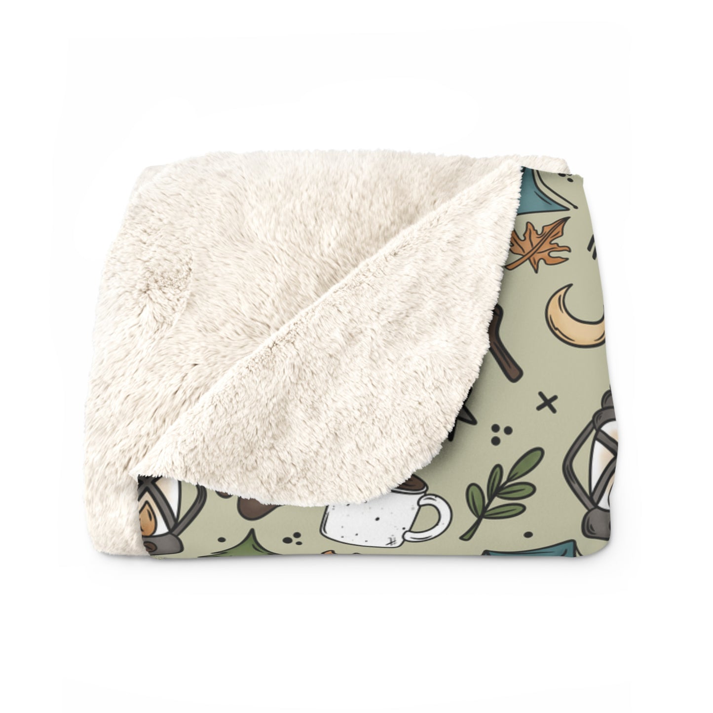 Lost Sherpa Fleece Blanket