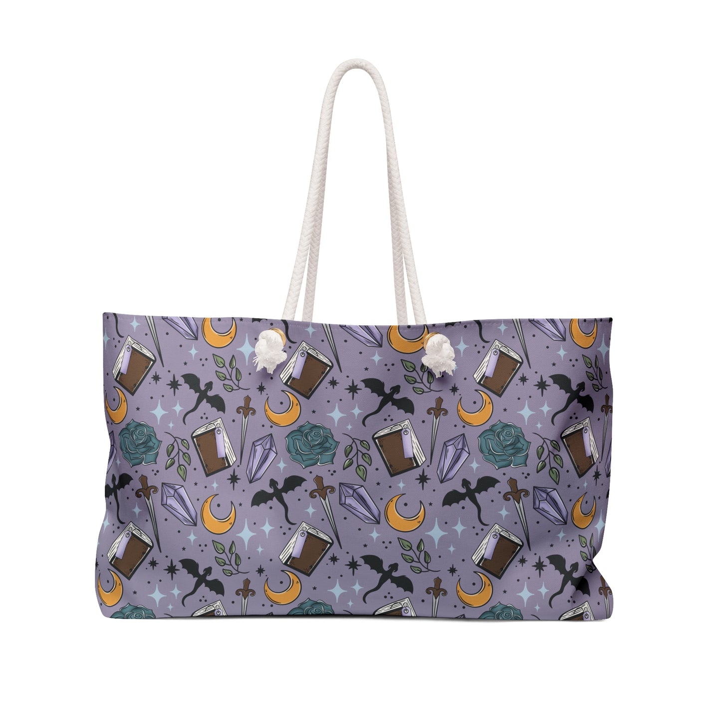 Fantasy Reader Weekender Bag - Eco-Friendly Travel Tote