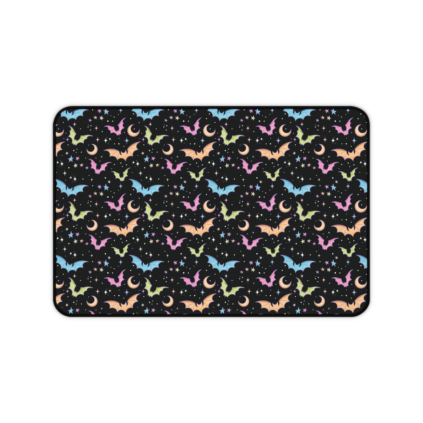 Rainbow Bats Desk Mat