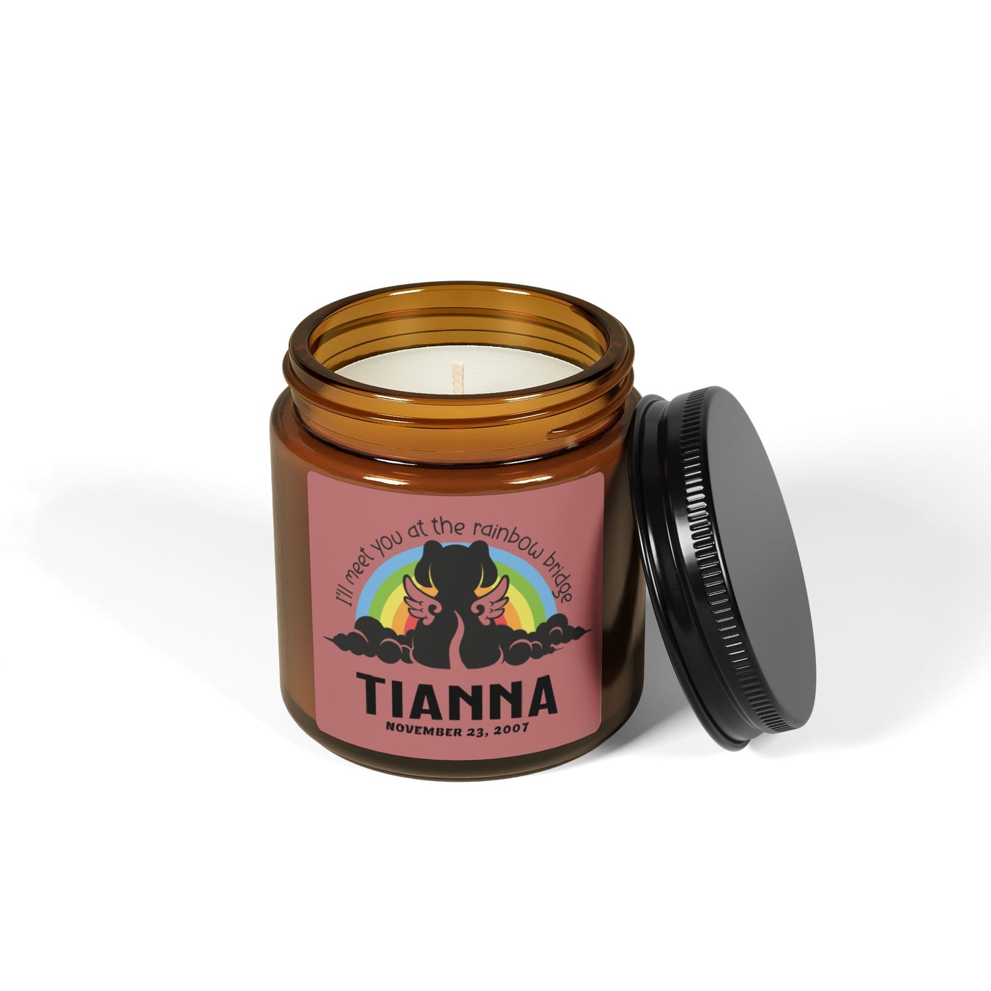I'll Meet You at the Rainbow Bridge Scented Soy Candle | Candle Decor