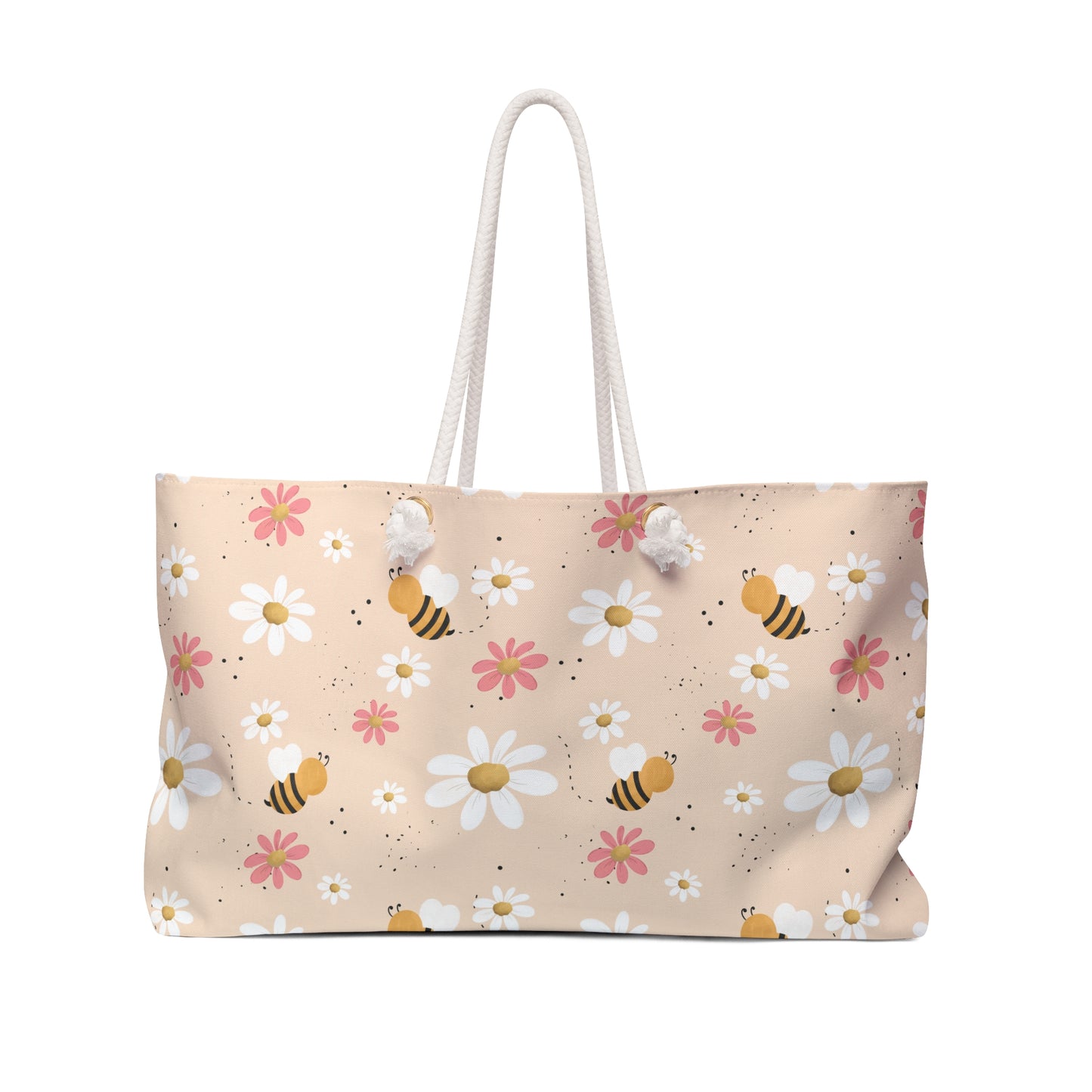 Wildflowers & Bees Weekender Bag - Eco-Friendly Travel Tote