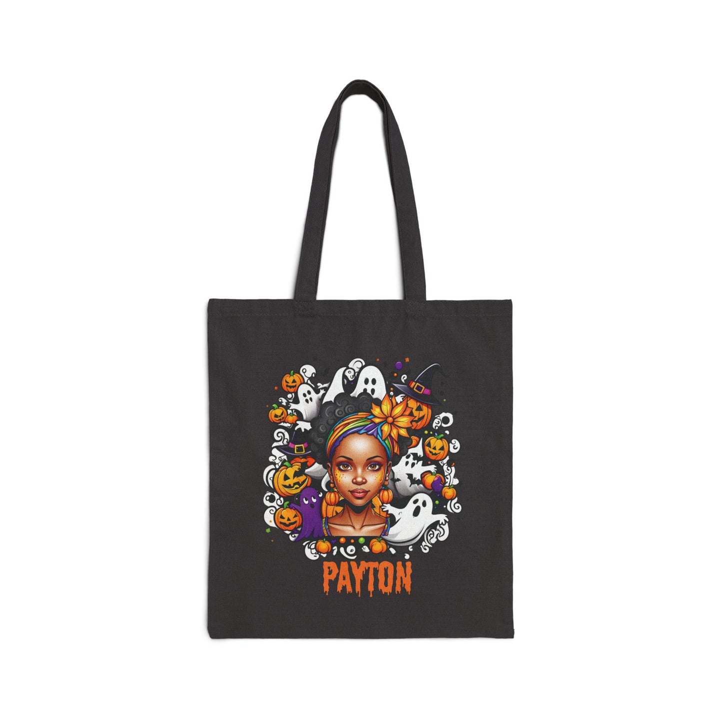 Personalized Ghost Skeleton Holloween Treat Bag - Payton