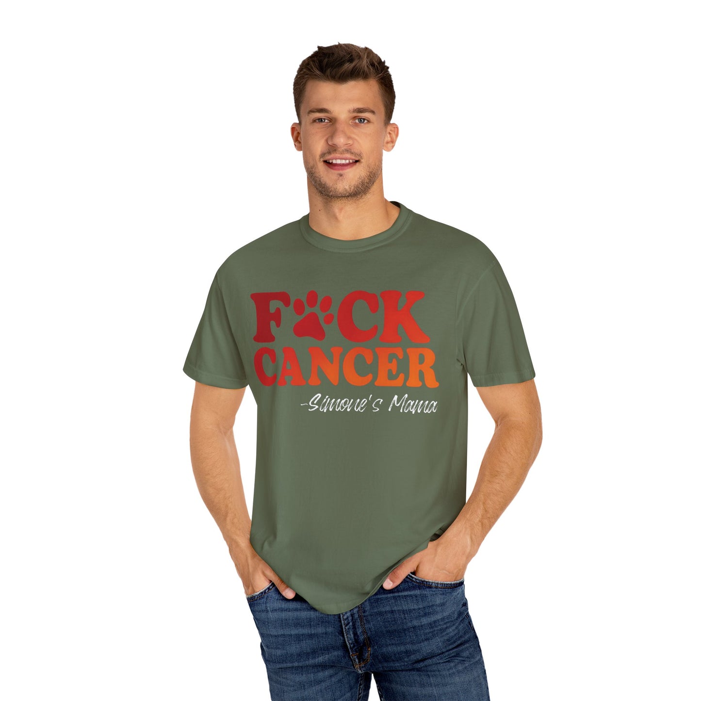 F*CK Cancer Flame T-shirt - Personalized Memorial Shirt for Your Loved Ones