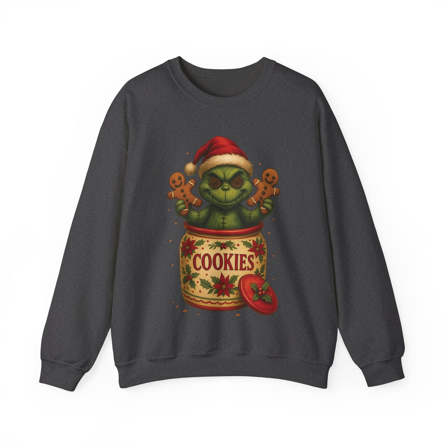 Voodoo Cookie Stealer Crewneck Sweatshirt, Christmas Sweatshirt, Unisex Pullover, Gift for Friends