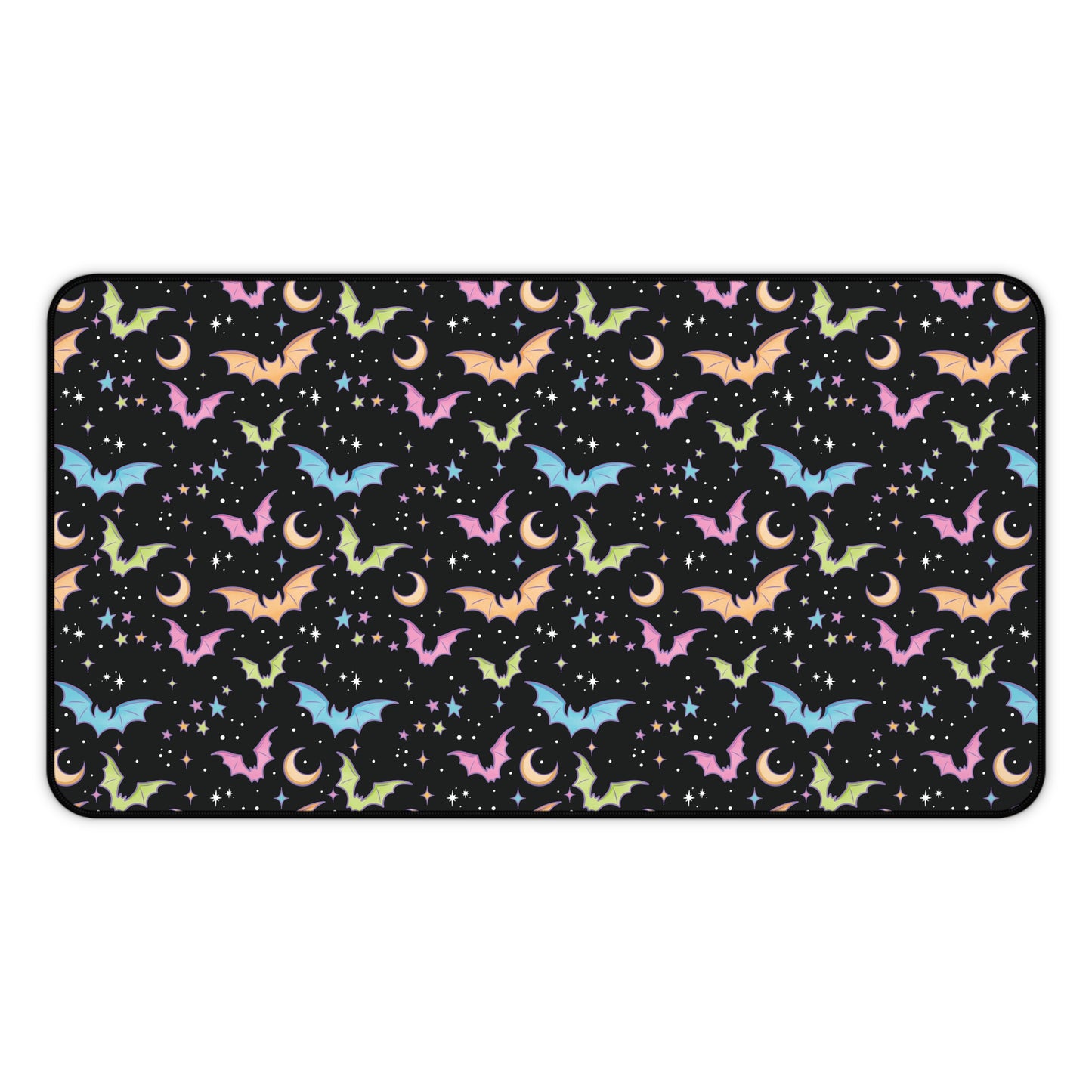 Rainbow Bats Desk Mat