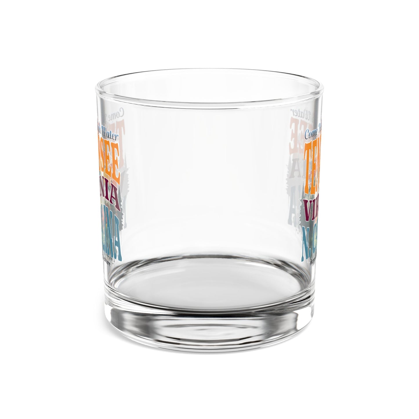 Come Hell or High Water Rocks Glass, 10oz