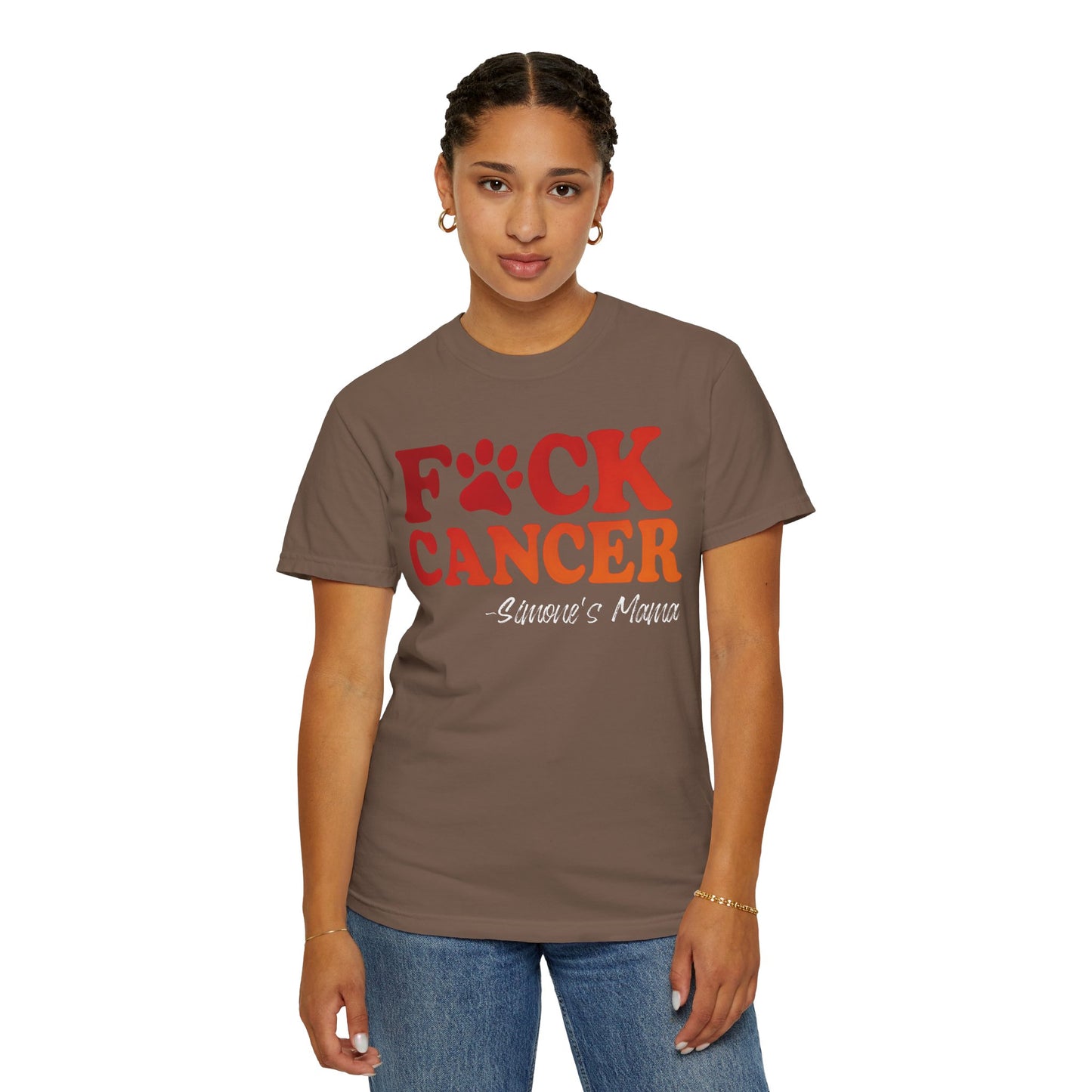 F*CK Cancer Flame T-shirt - Personalized Memorial Shirt for Your Loved Ones