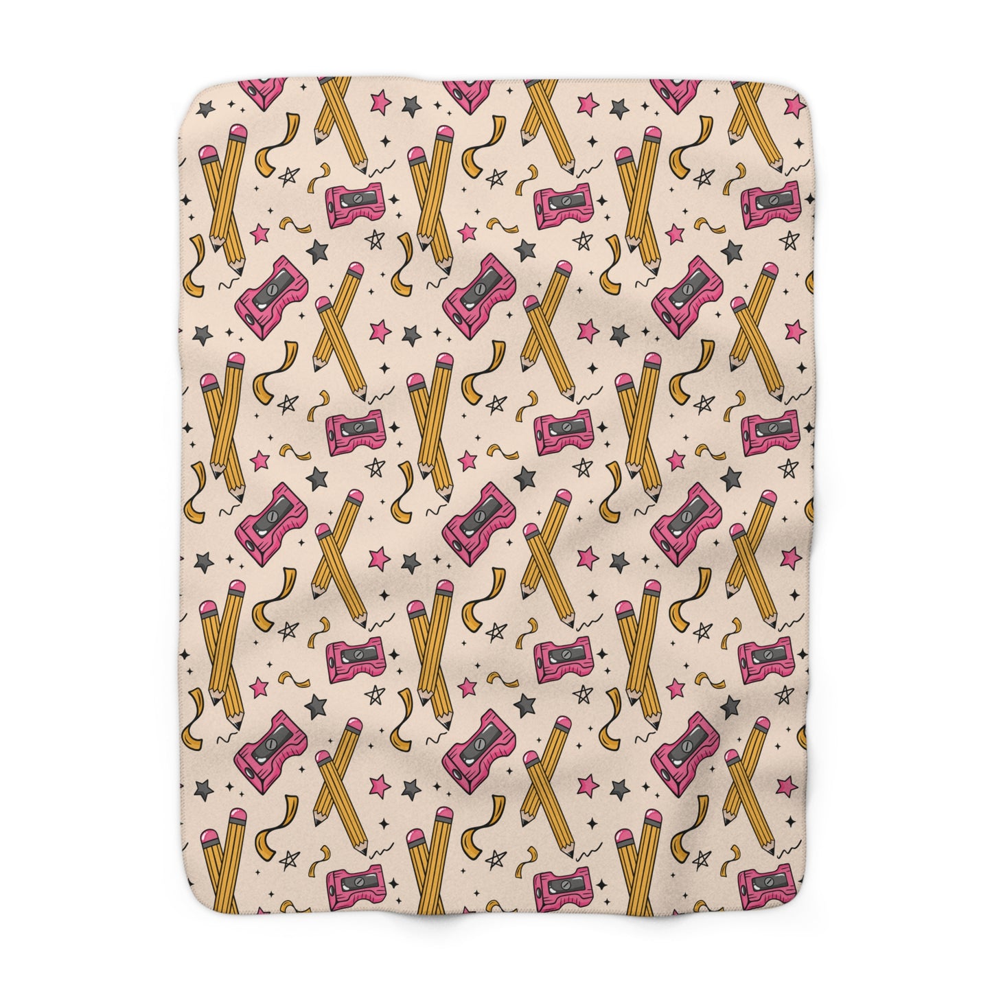 Teach Sherpa Fleece Blanket