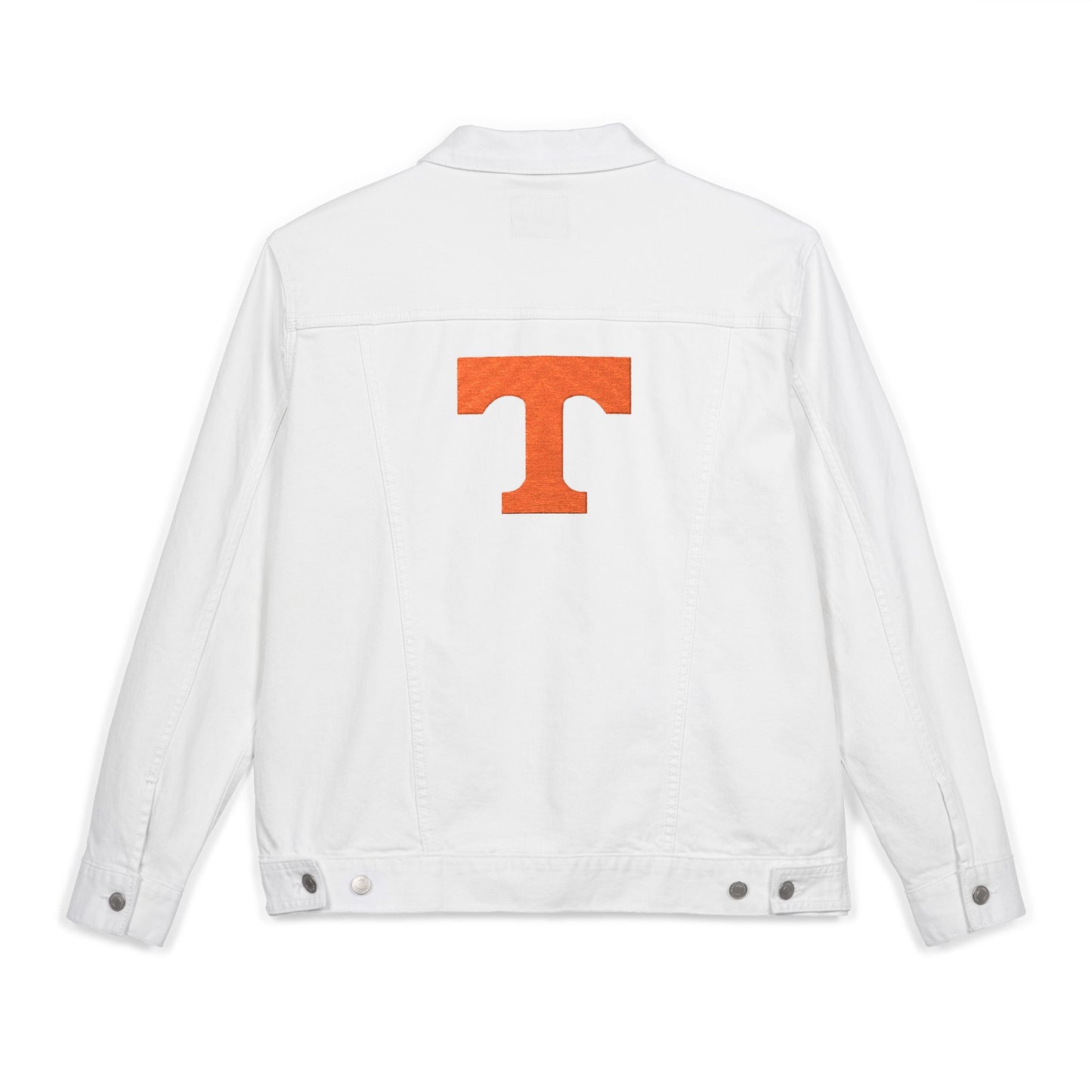 For the Tennessee Fan Denim Jacket, Embroidered Jean Jacket for Newlyweds, Wedding Gift, Casual Style, Custom Denim Outerwear