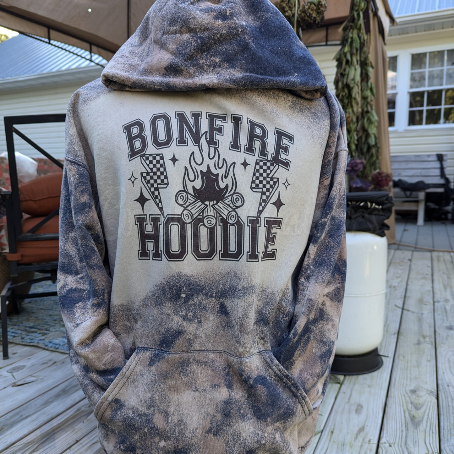Bonfire Hoodie (Black) Design Only