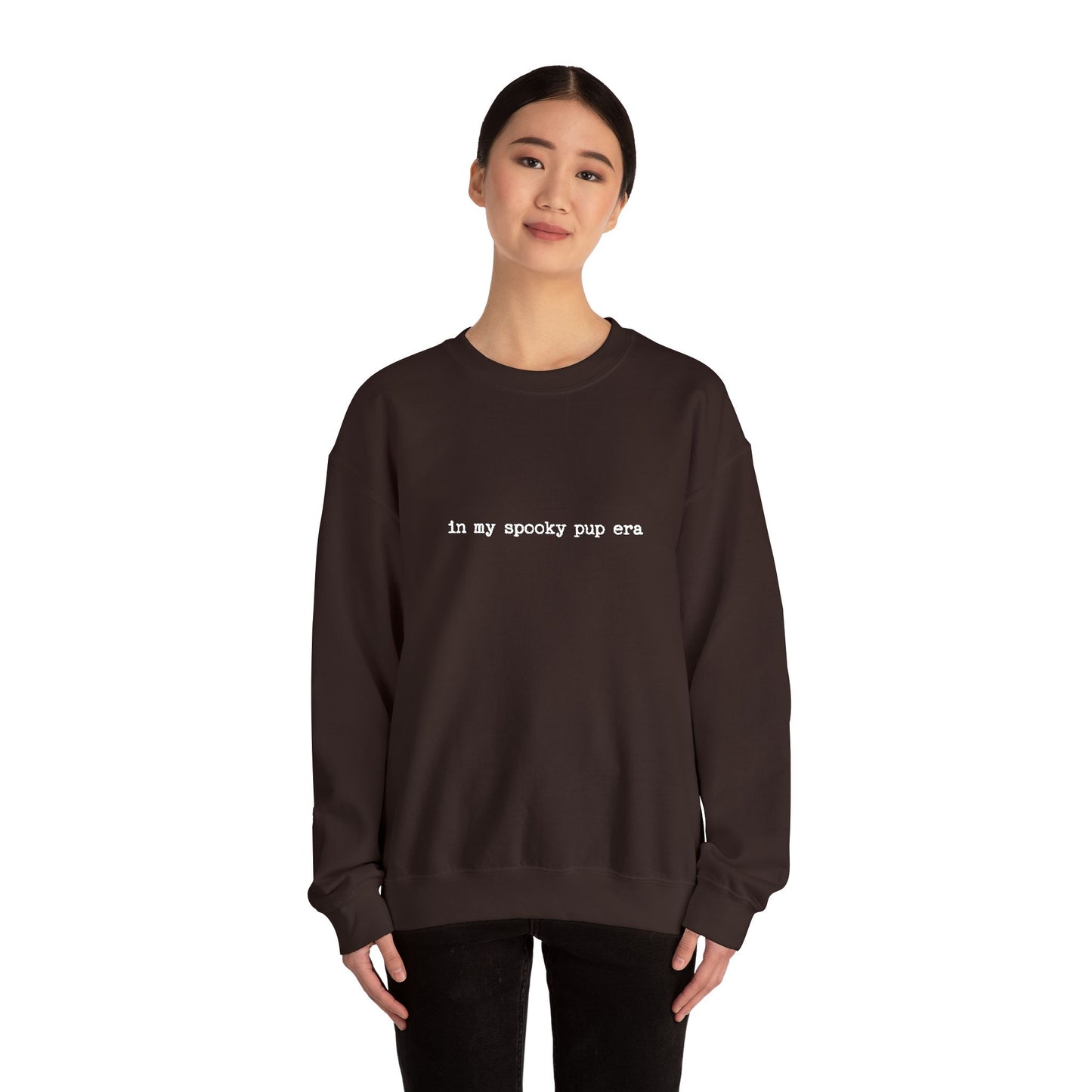 My Spooky Pup Era - Unisex Heavy Blend™ Sweatshirt, Casual Wear, Gift for Him/Her, Halloween Fashion, Everyday Comfort, Embroidery