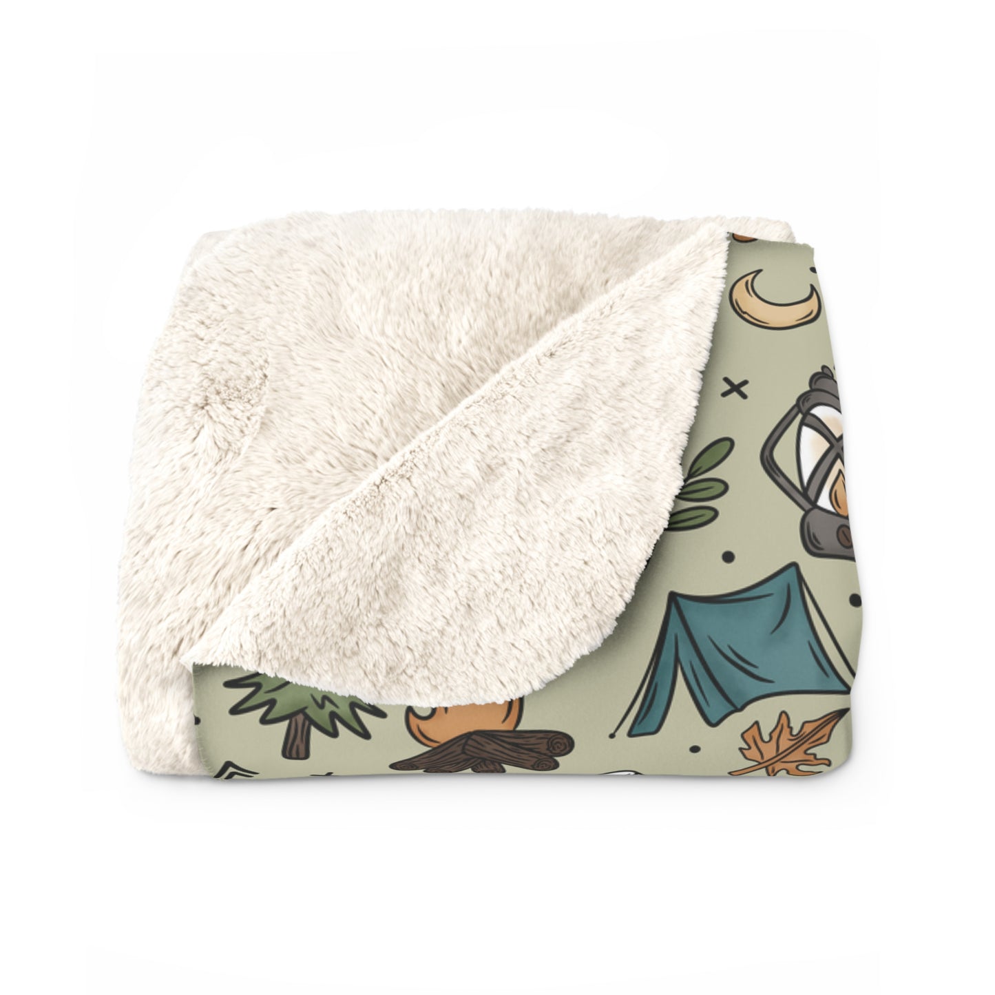 Lost Sherpa Fleece Blanket