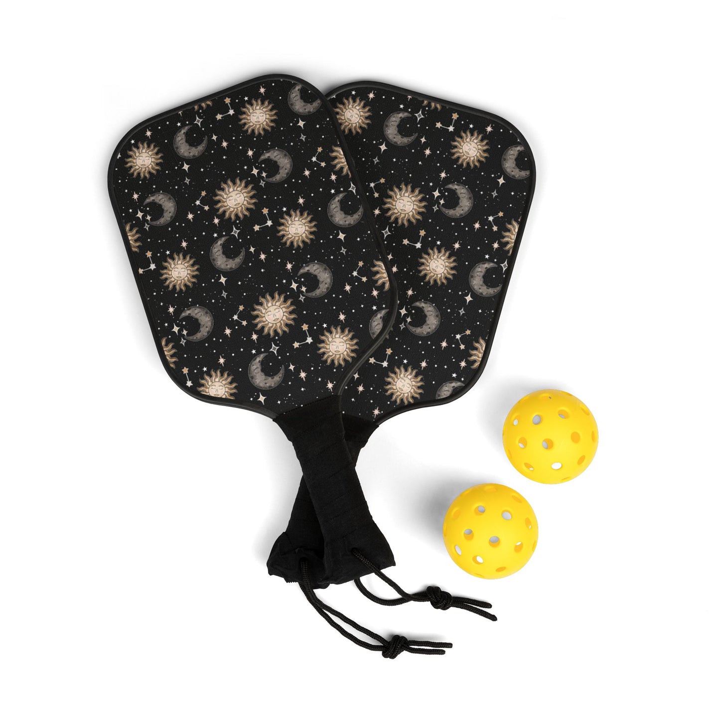 Celestial Pickleball Paddle Set with Balls