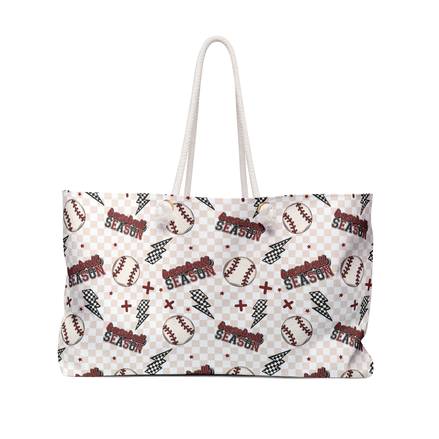 Baseball Season Weekender Bag - Eco-Friendly Travel Tote