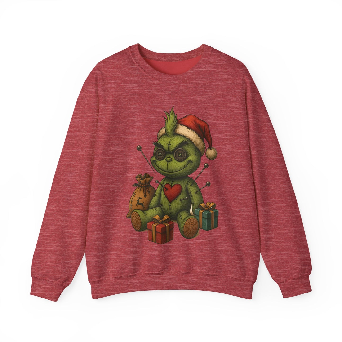 Voodoo Present Stealer Crewneck Sweatshirt, Christmas Sweatshirt, Unisex Pullover, Gift for Friends