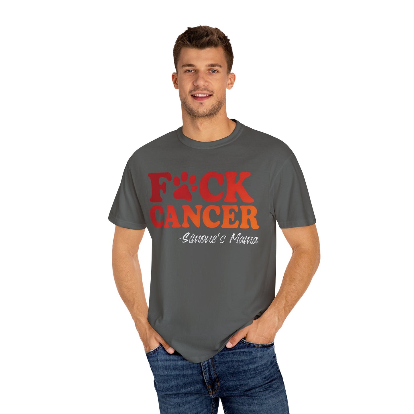 F*CK Cancer Flame T-shirt - Personalized Memorial Shirt for Your Loved Ones