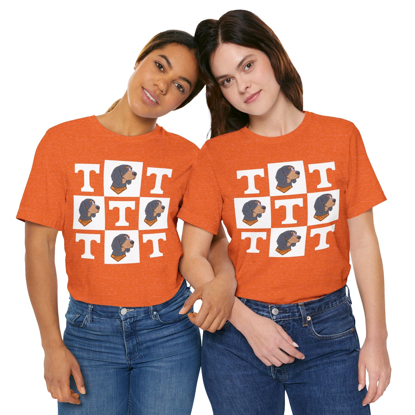 Vols Checker Unisex Jersey Short Sleeve Tee