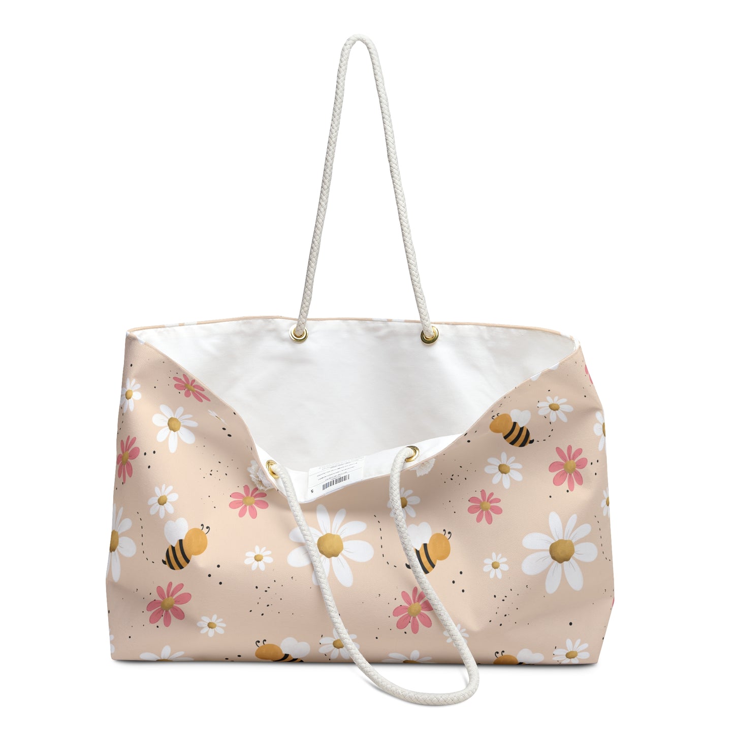 Wildflowers & Bees Weekender Bag - Eco-Friendly Travel Tote