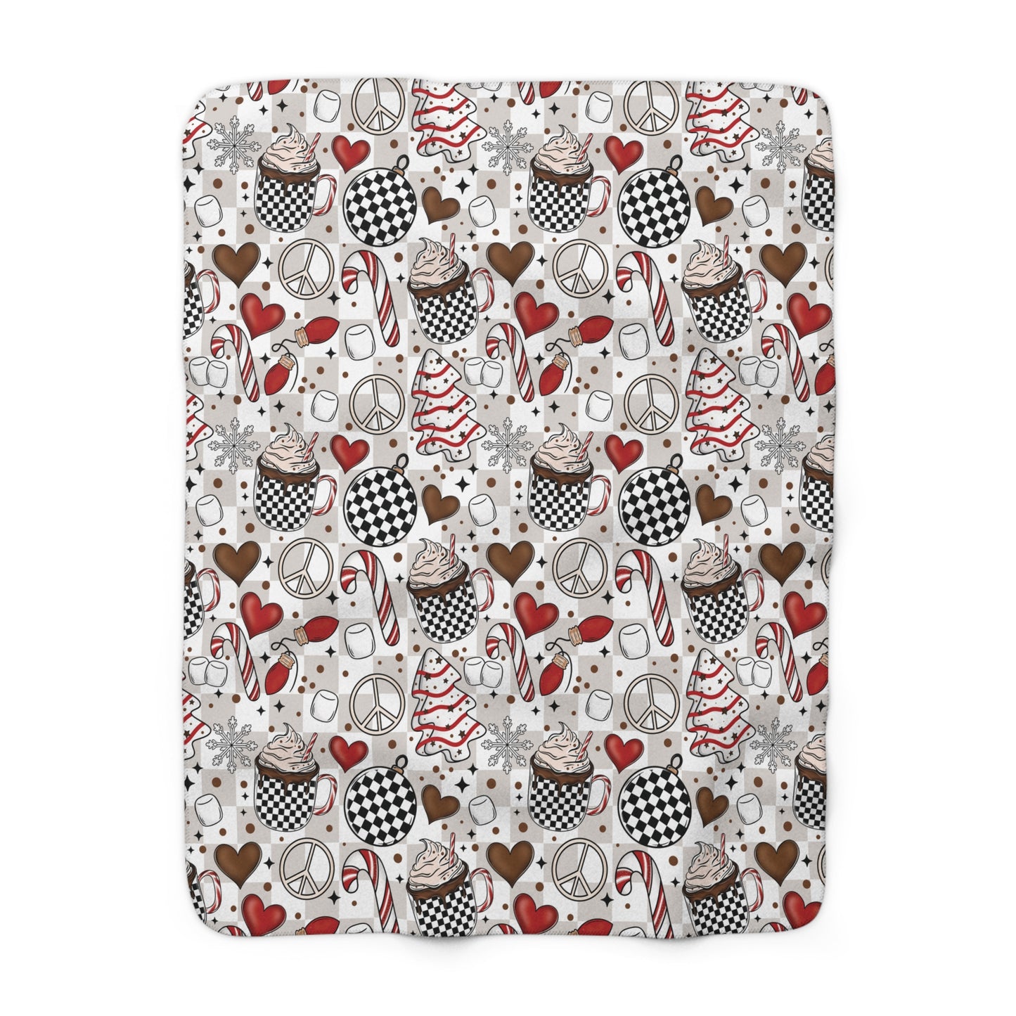 Christmas Things Sherpa Fleece Blanket
