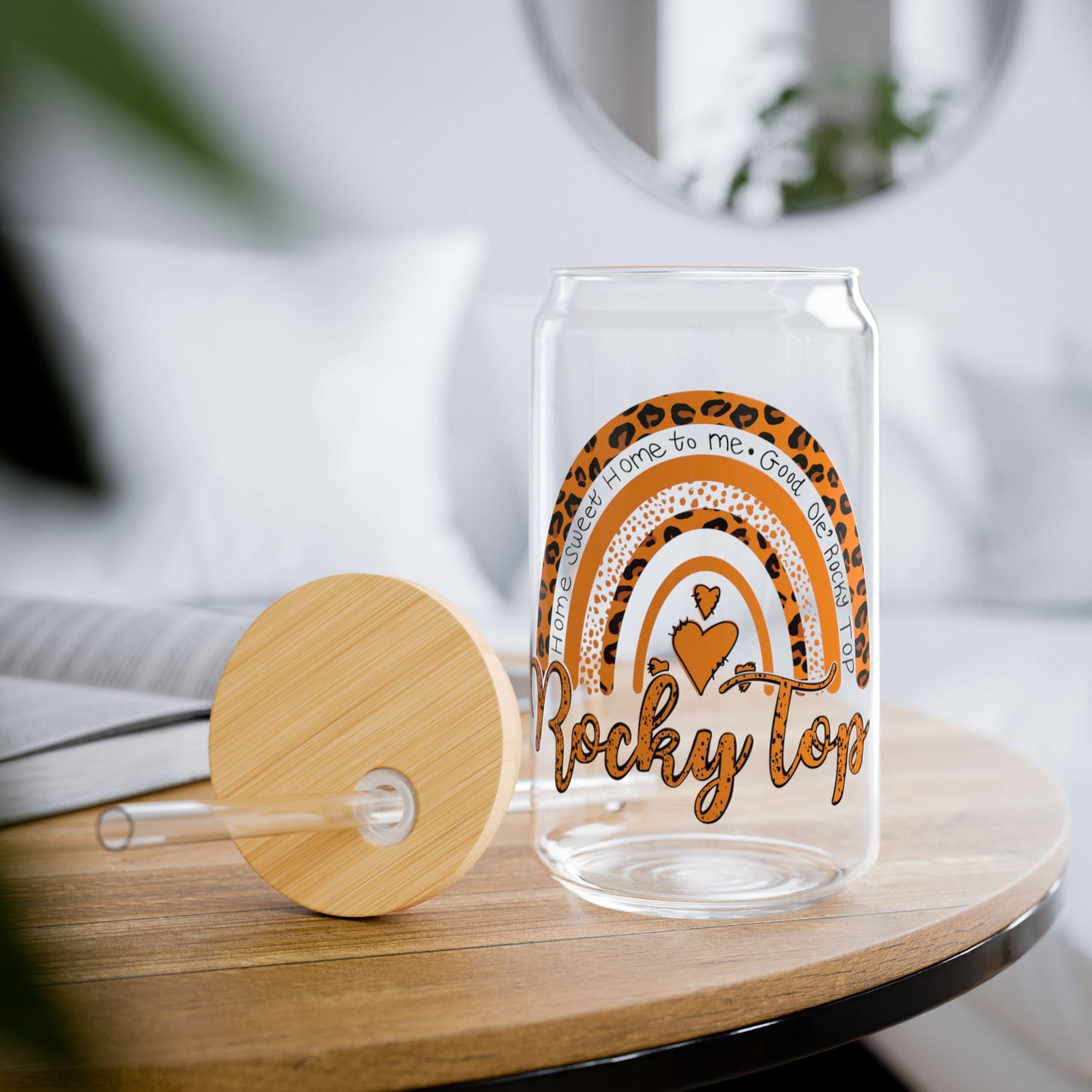 Rocky Top Home Sweet Home Sipper Glass, 16oz