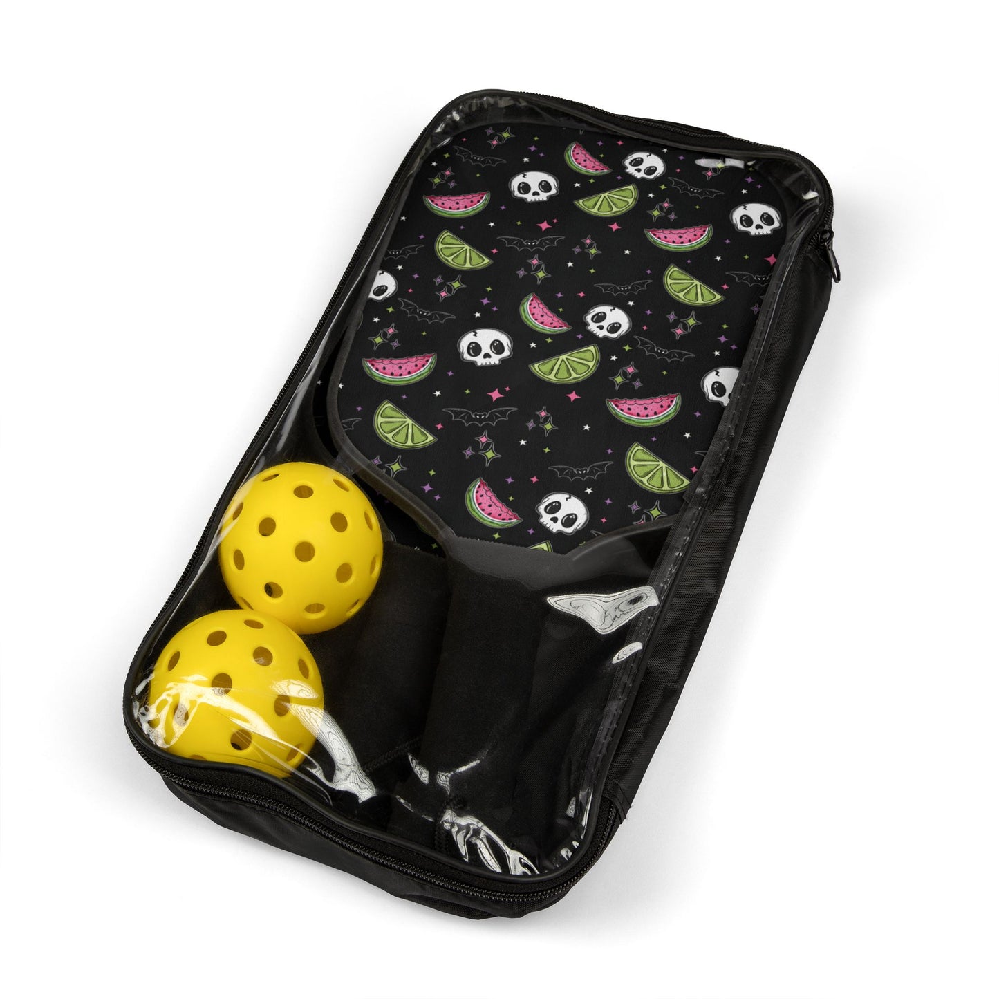 Spooky Summer Pickleball Paddle Set with Balls