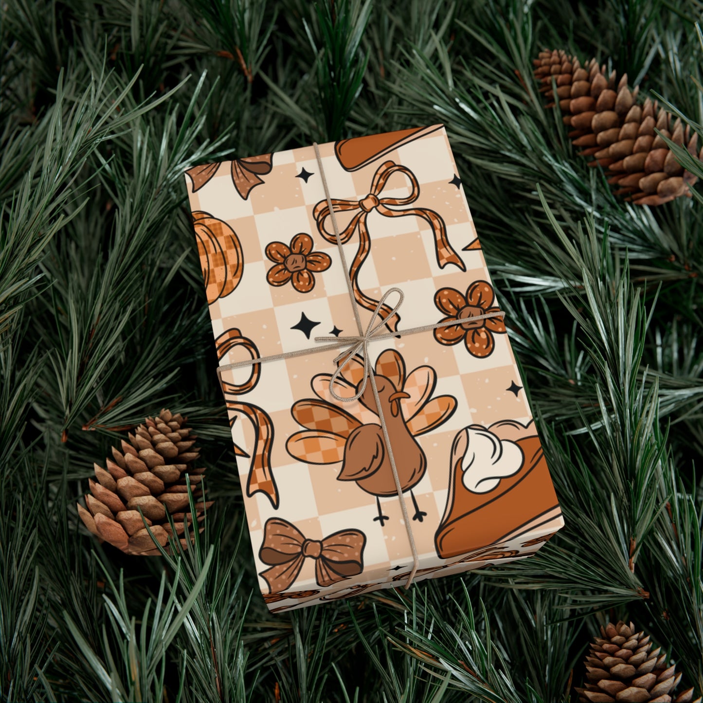 Thanksgiving Vibes Gift Wrap Papers