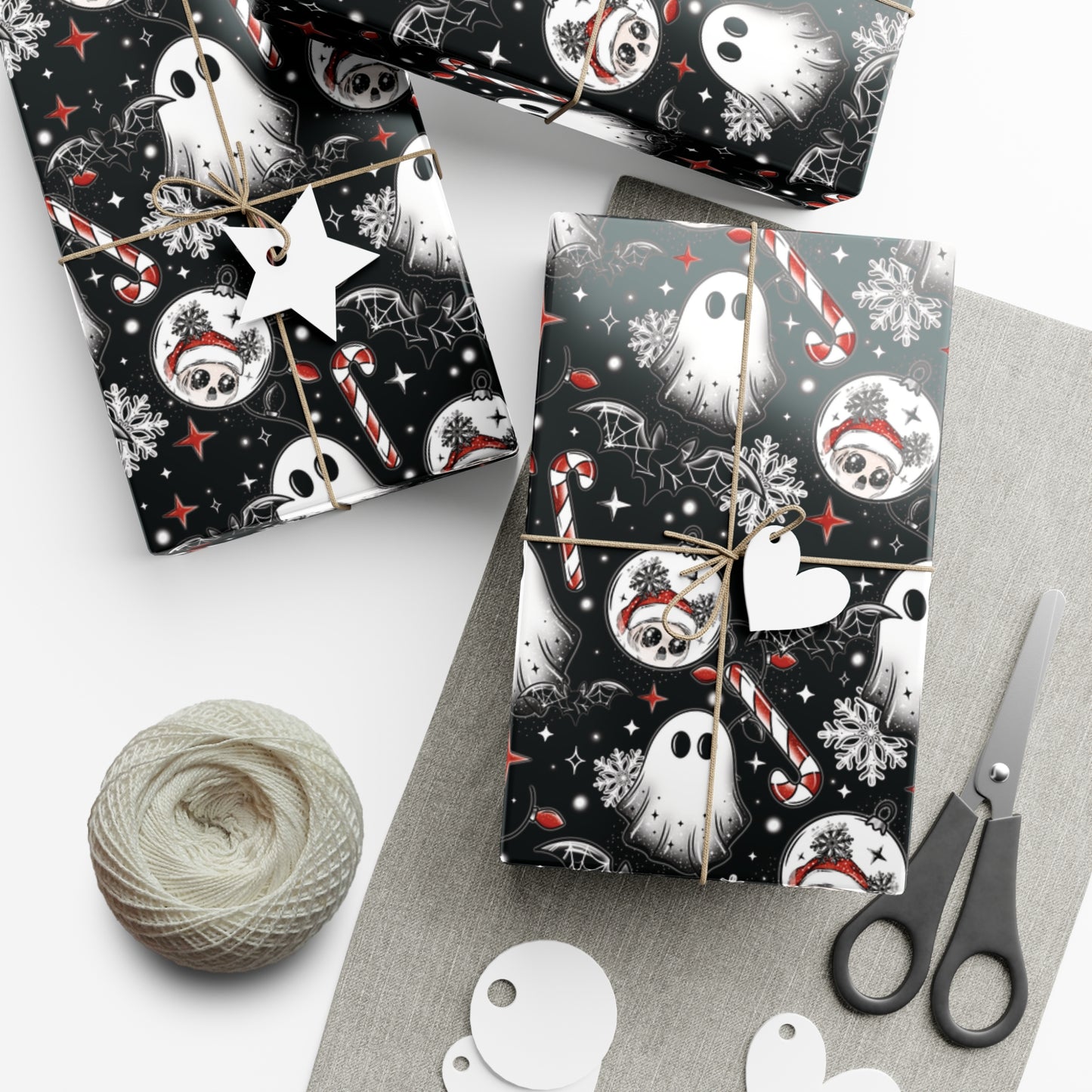 Spooky Merry Gift Wrap Papers