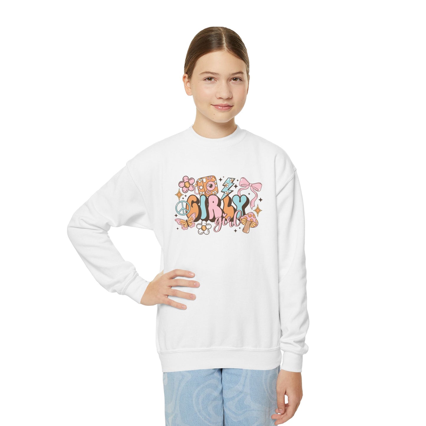 Girly Girl Crewneck Sweatshirt