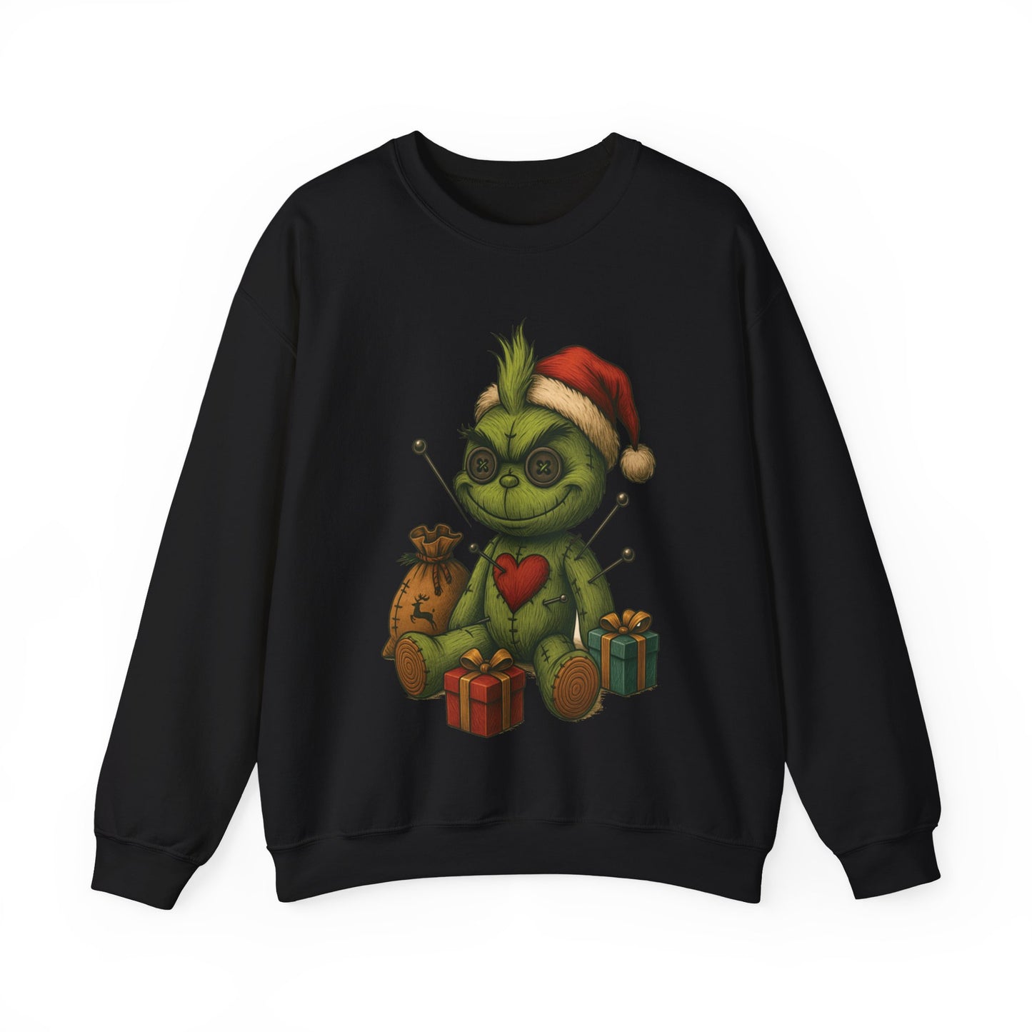 Voodoo Present Stealer Crewneck Sweatshirt, Christmas Sweatshirt, Unisex Pullover, Gift for Friends