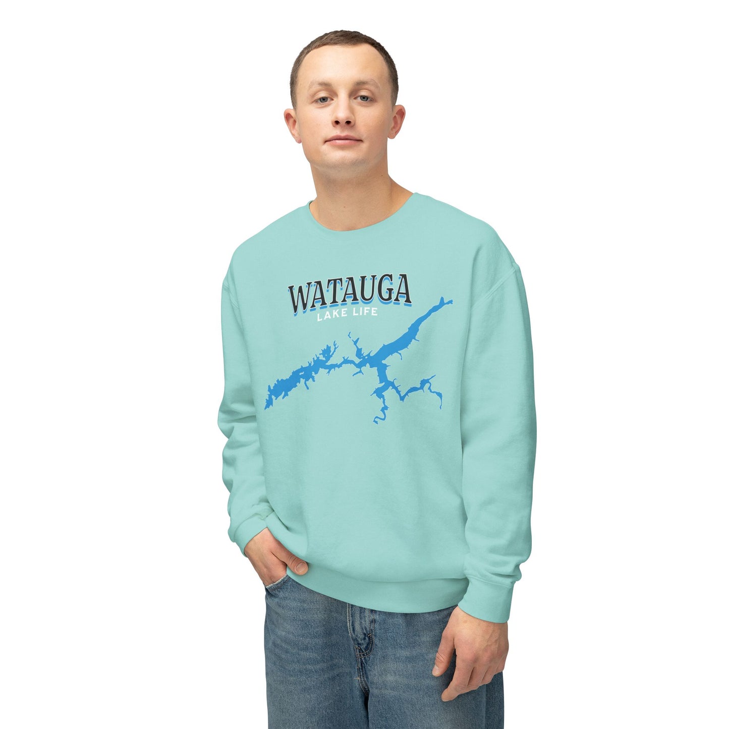 Watauga Lake Life Comfort Colors Crewneck