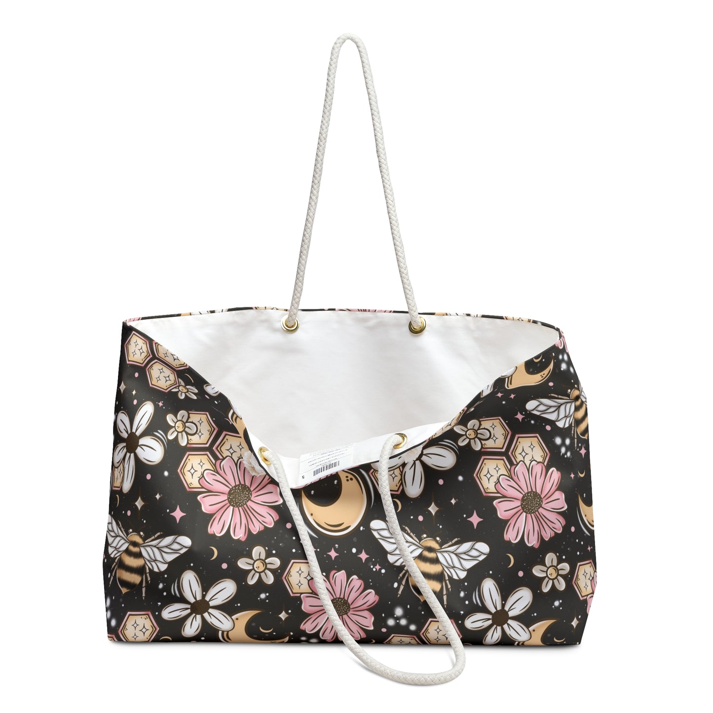 Bees & Moons Weekender Bag - Eco-Friendly Travel Tote