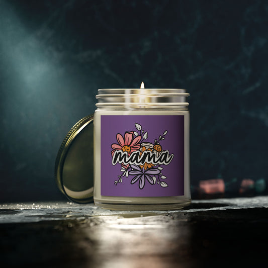 Mama Spring Scented Candle – Coconut Apricot Wax (9oz)