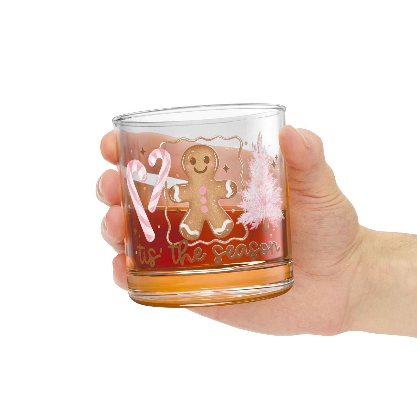 Tis the Season Rocks Glass, 10oz