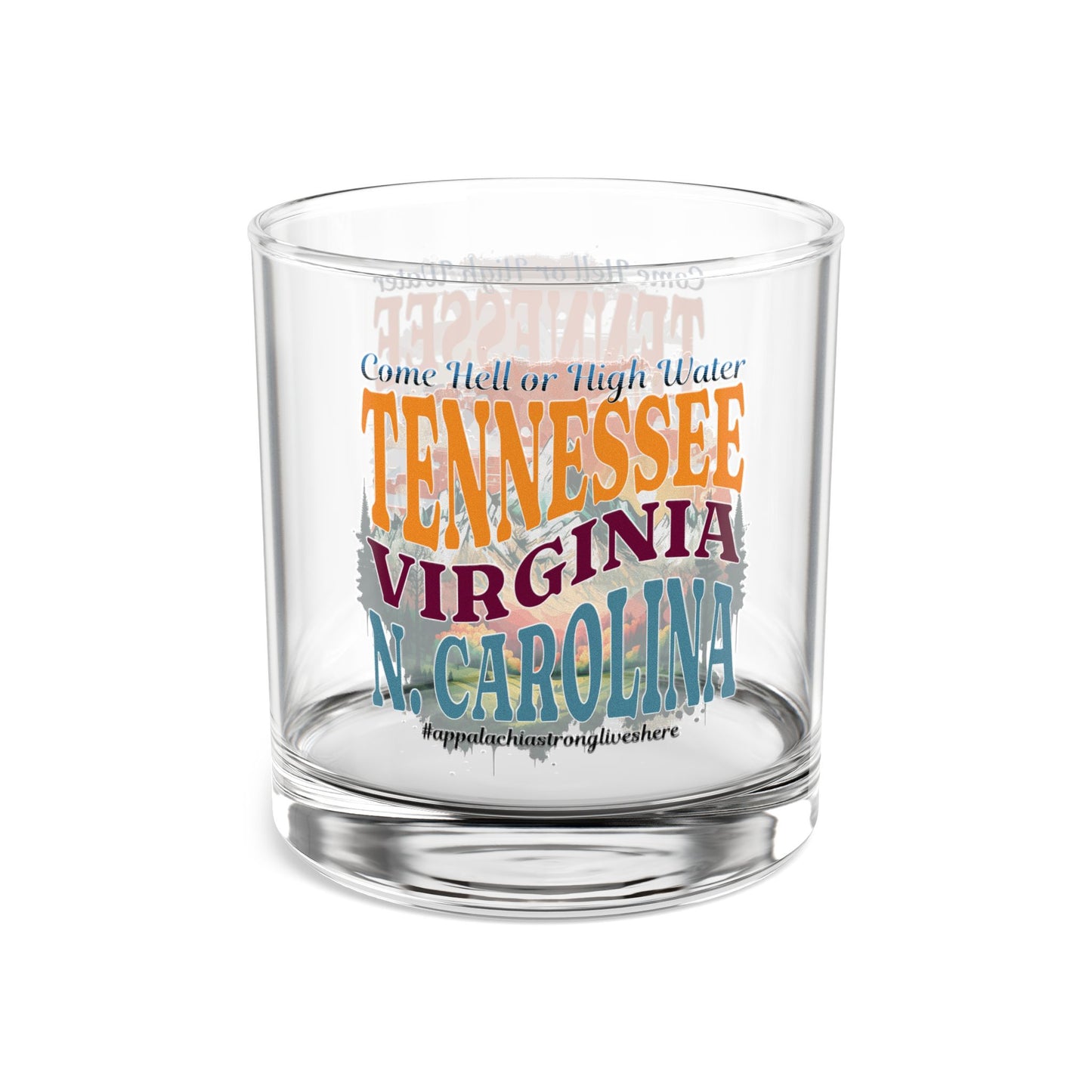 Come Hell or High Water Rocks Glass, 10oz