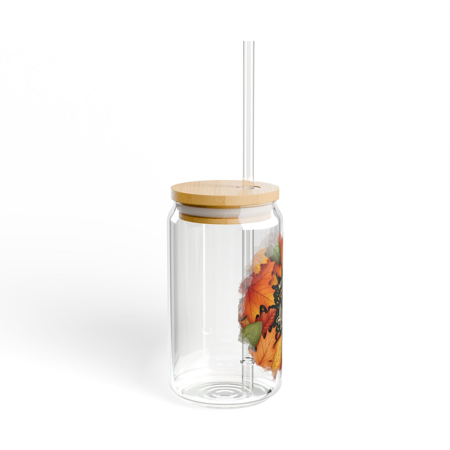 My Favorite Color is Autumn Sipper Glass, 16oz