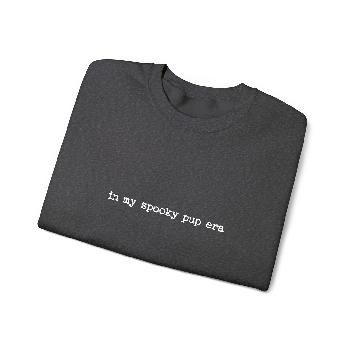 My Spooky Pup Era - Unisex Heavy Blend™ Sweatshirt, Casual Wear, Gift for Him/Her, Halloween Fashion, Everyday Comfort, Embroidery