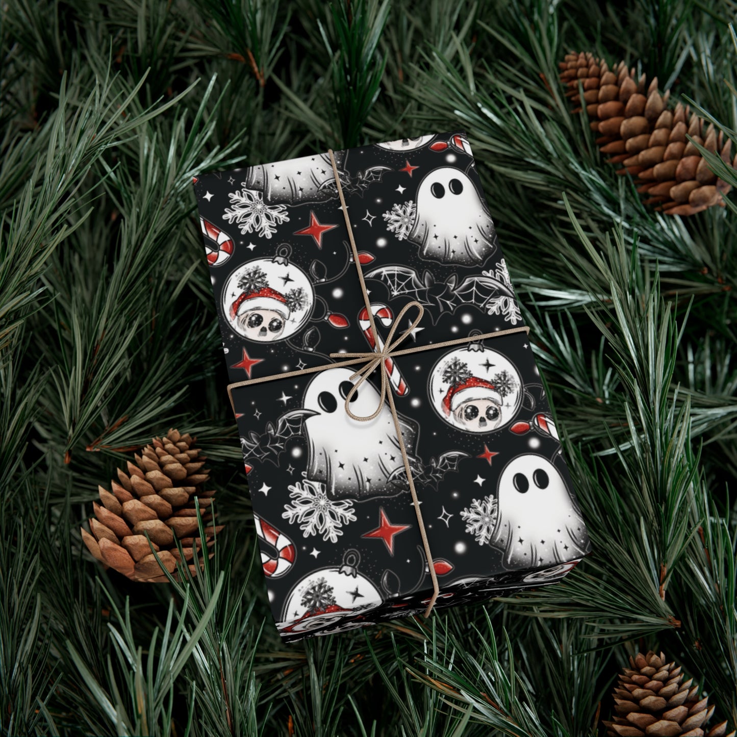 Spooky Merry Gift Wrap Papers